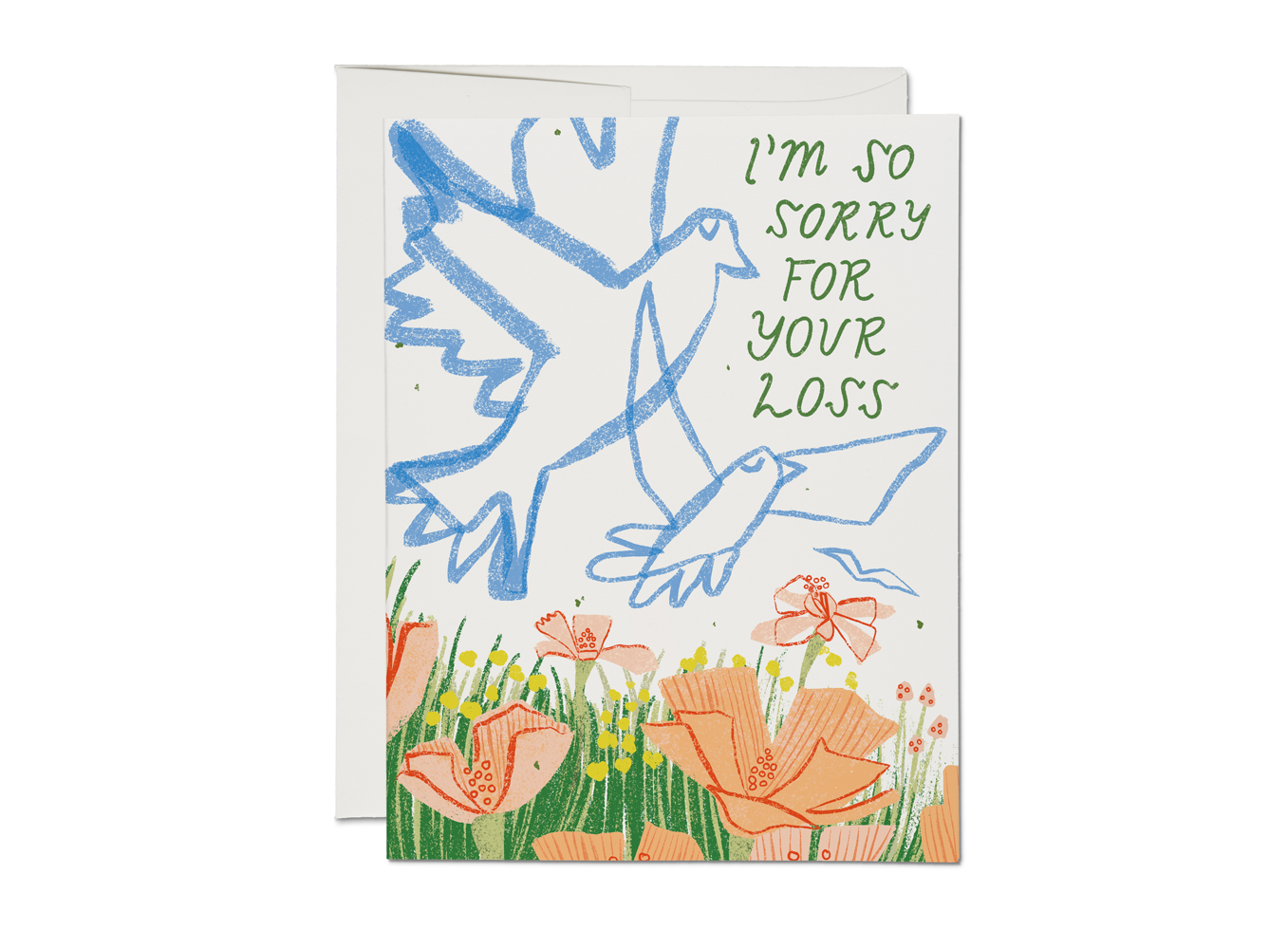 "Peaceful Meadow" Sympathy Greeting Card