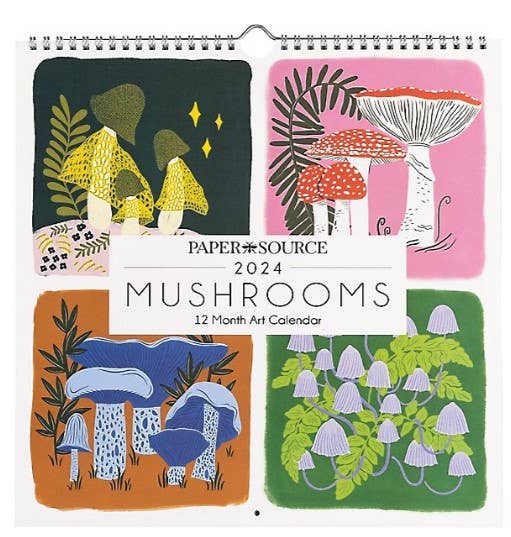 2024 "Mushrooms" Wall Calendar