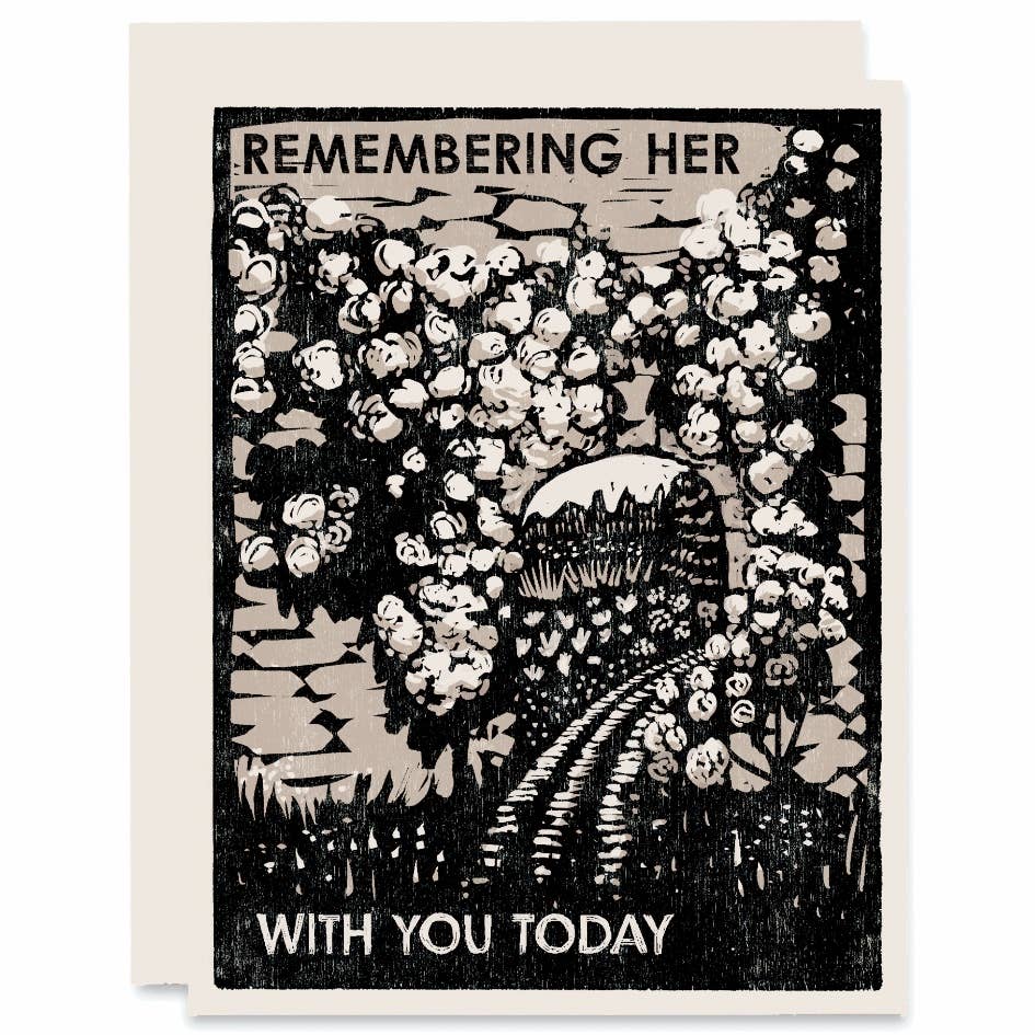 "Remembering Her Today" Card