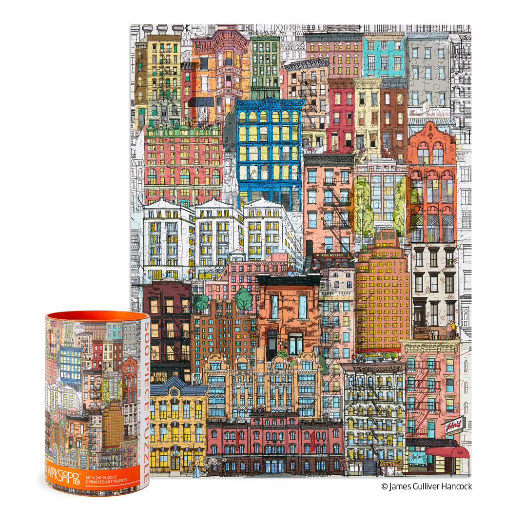 "City Life" Puzzle - 500 Piece