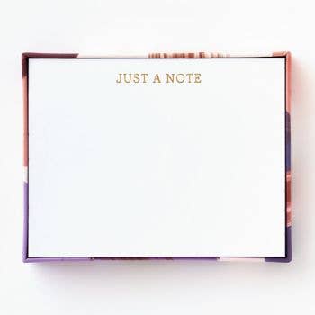 "Just A Note" Abstract Boxed Note Set