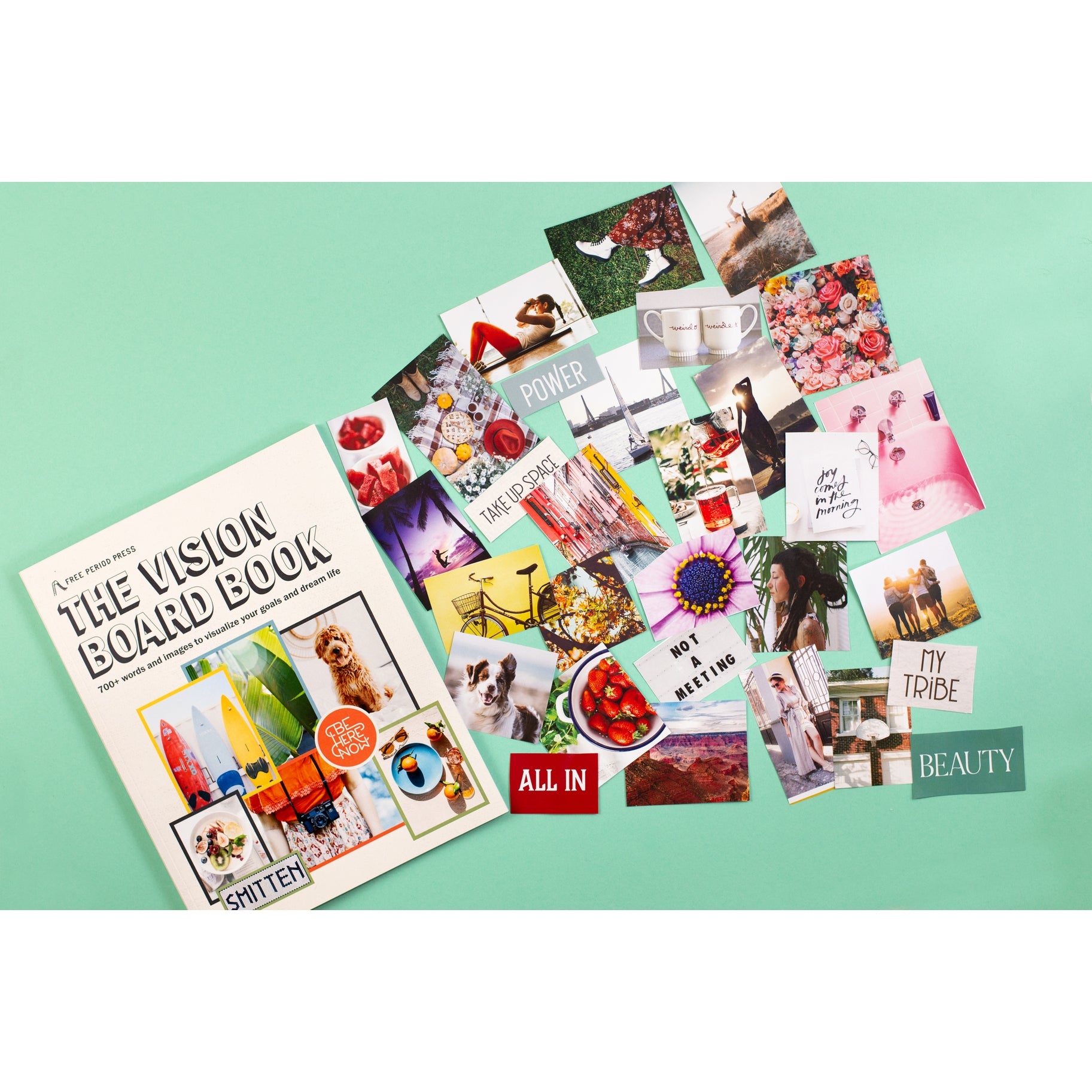 The Vision Board Book: 700+ words and images to visualize your