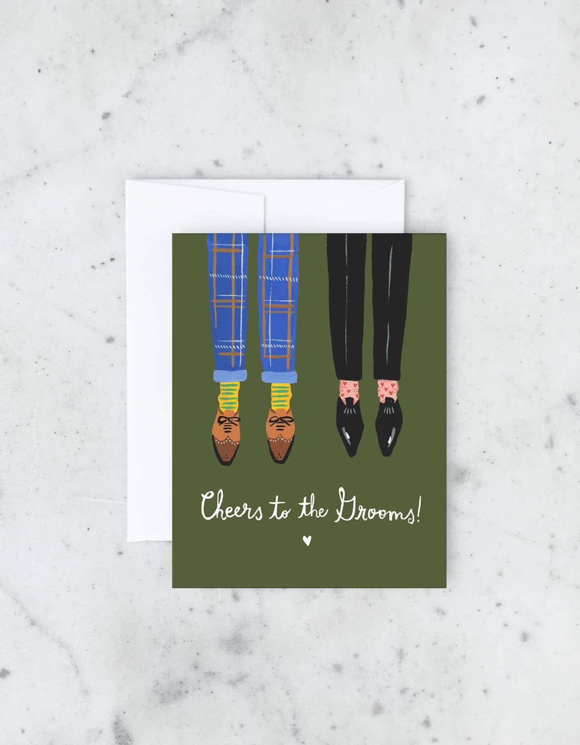 "Cheers To The Grooms" Card