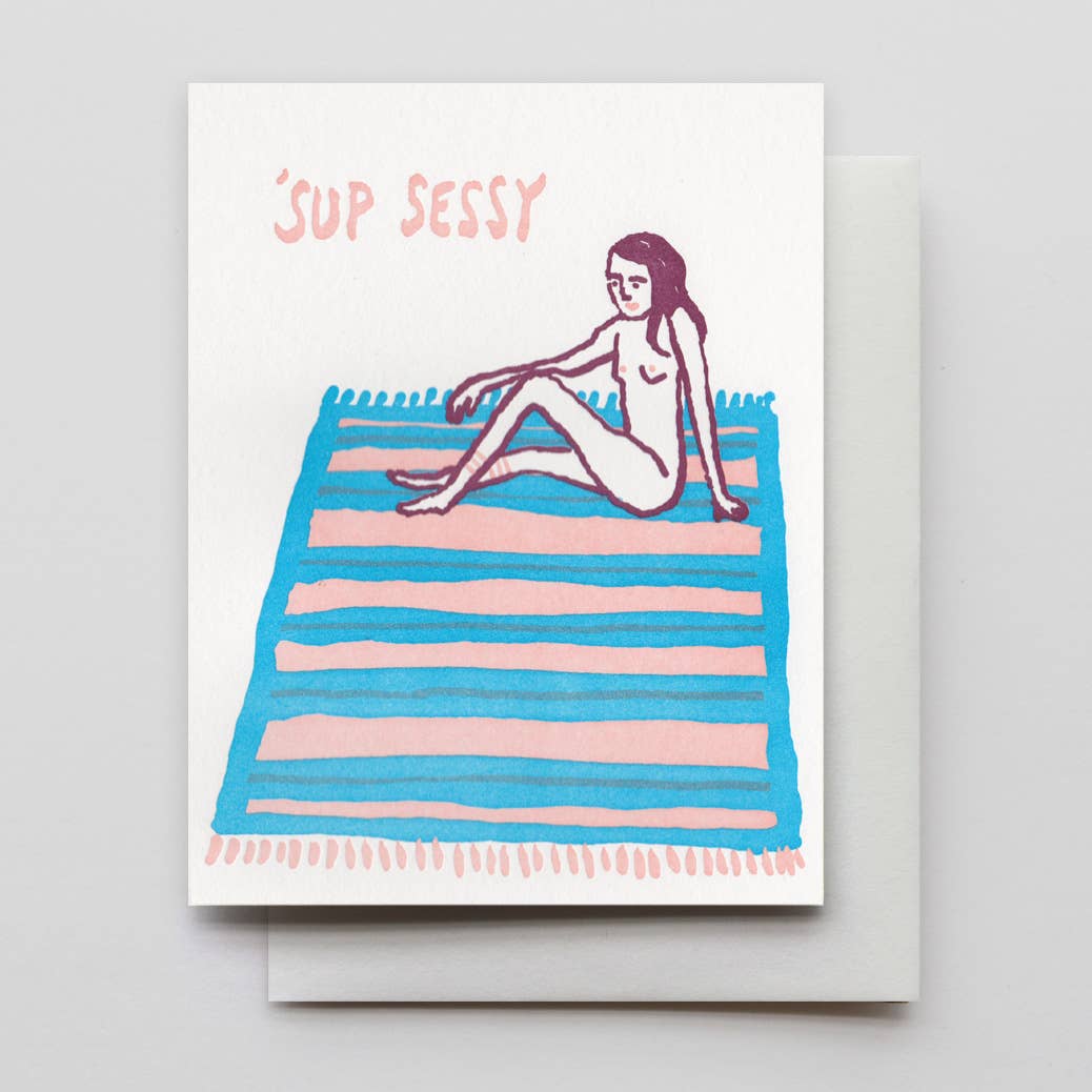 "Sessy Lady" Card