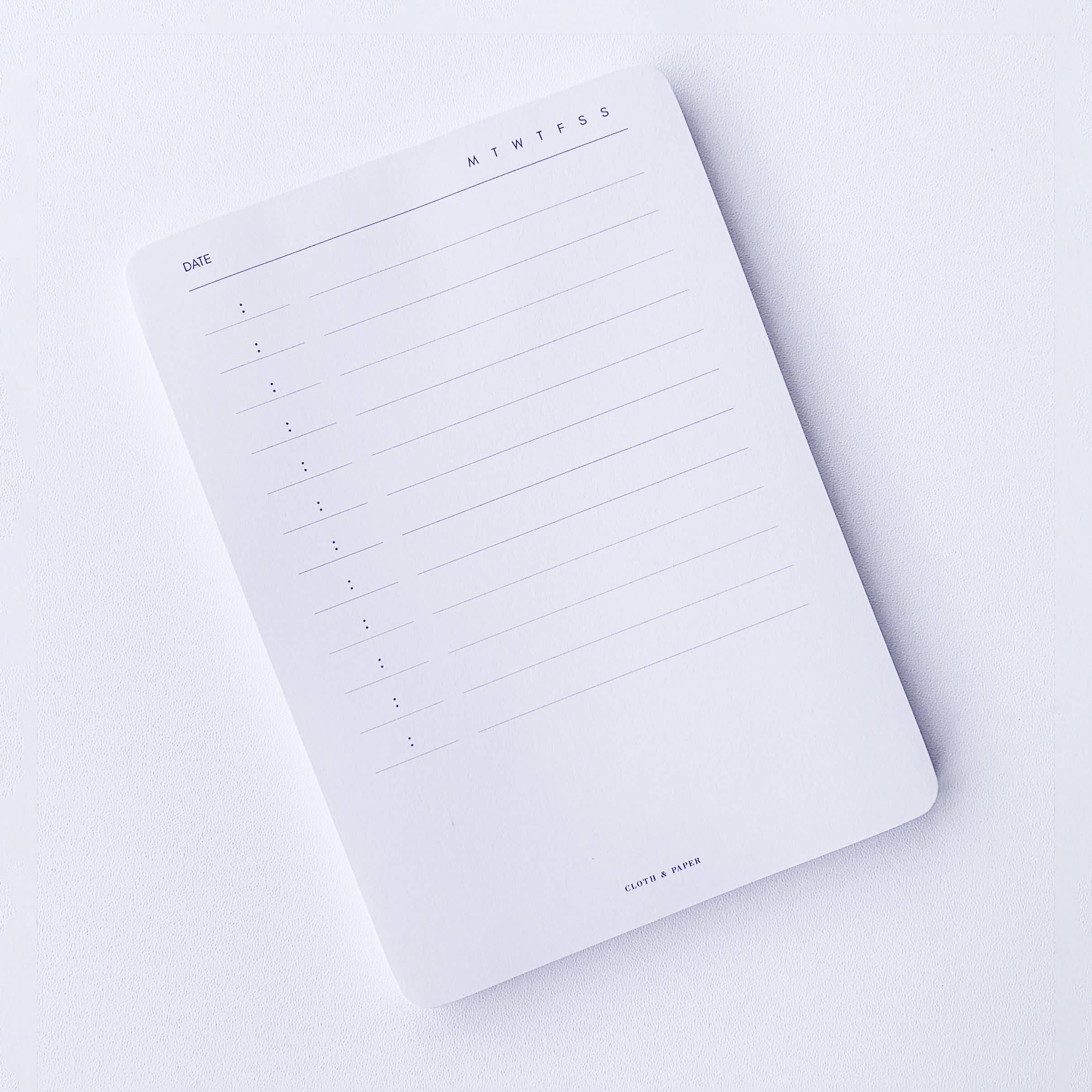 Small Schedule Notepad – More Than Words