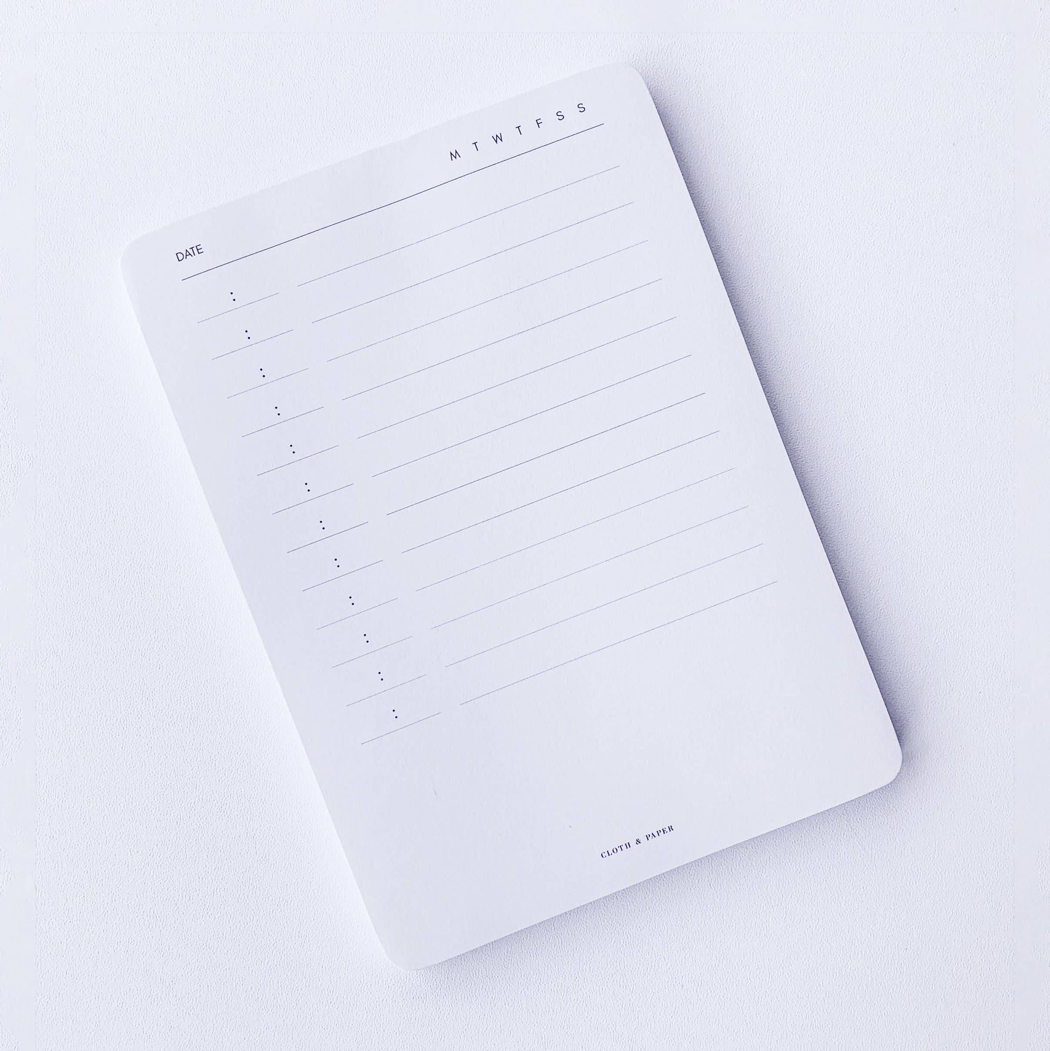 Small Schedule Notepad