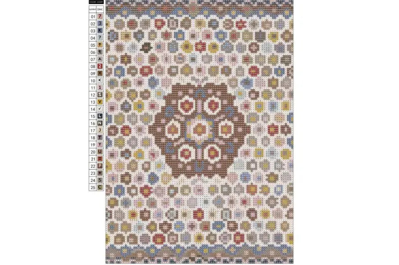 "Honeycomb Quilt" Sparkle Art Kit