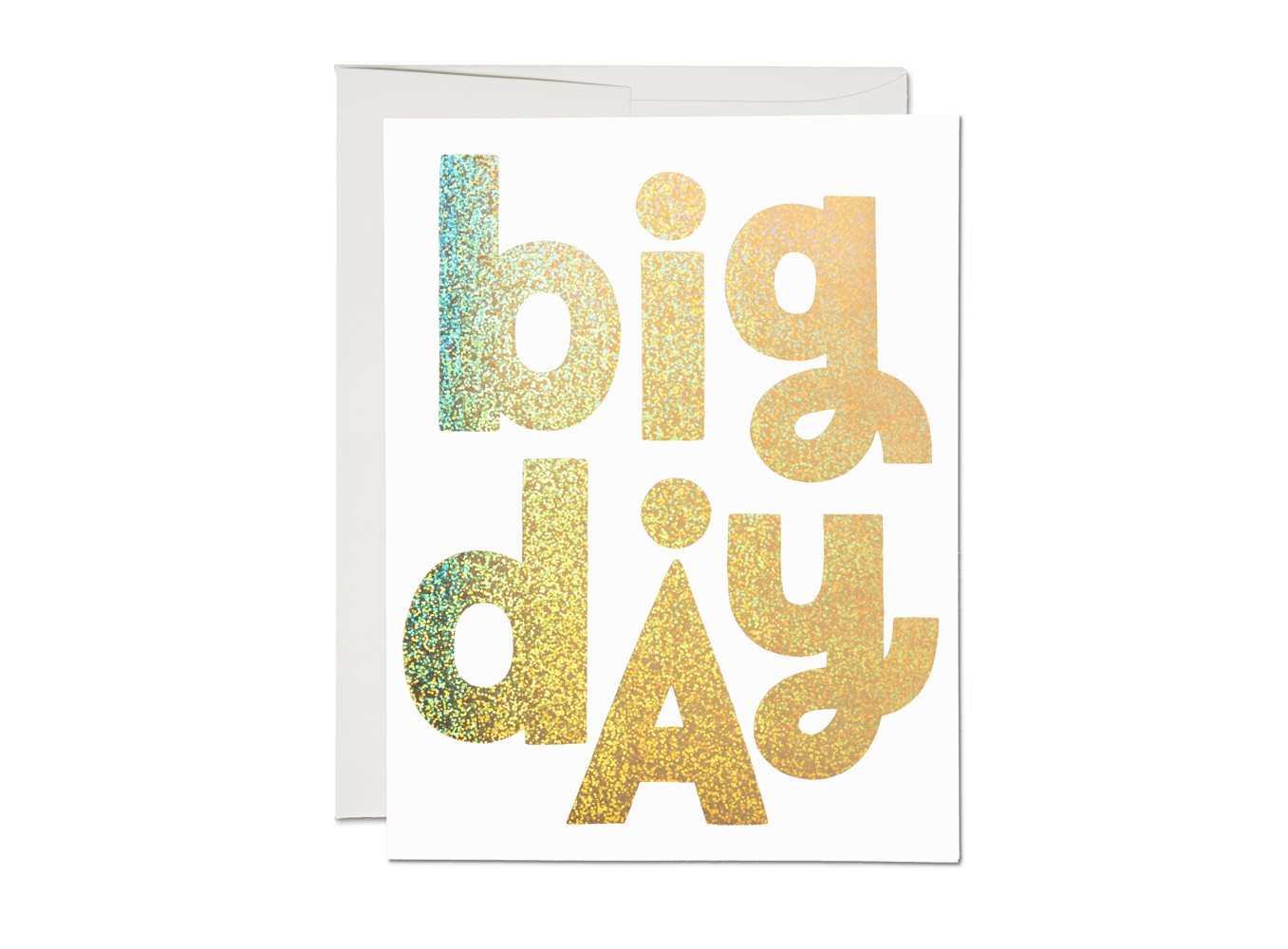 "Big Day" Foiled Greeting Card