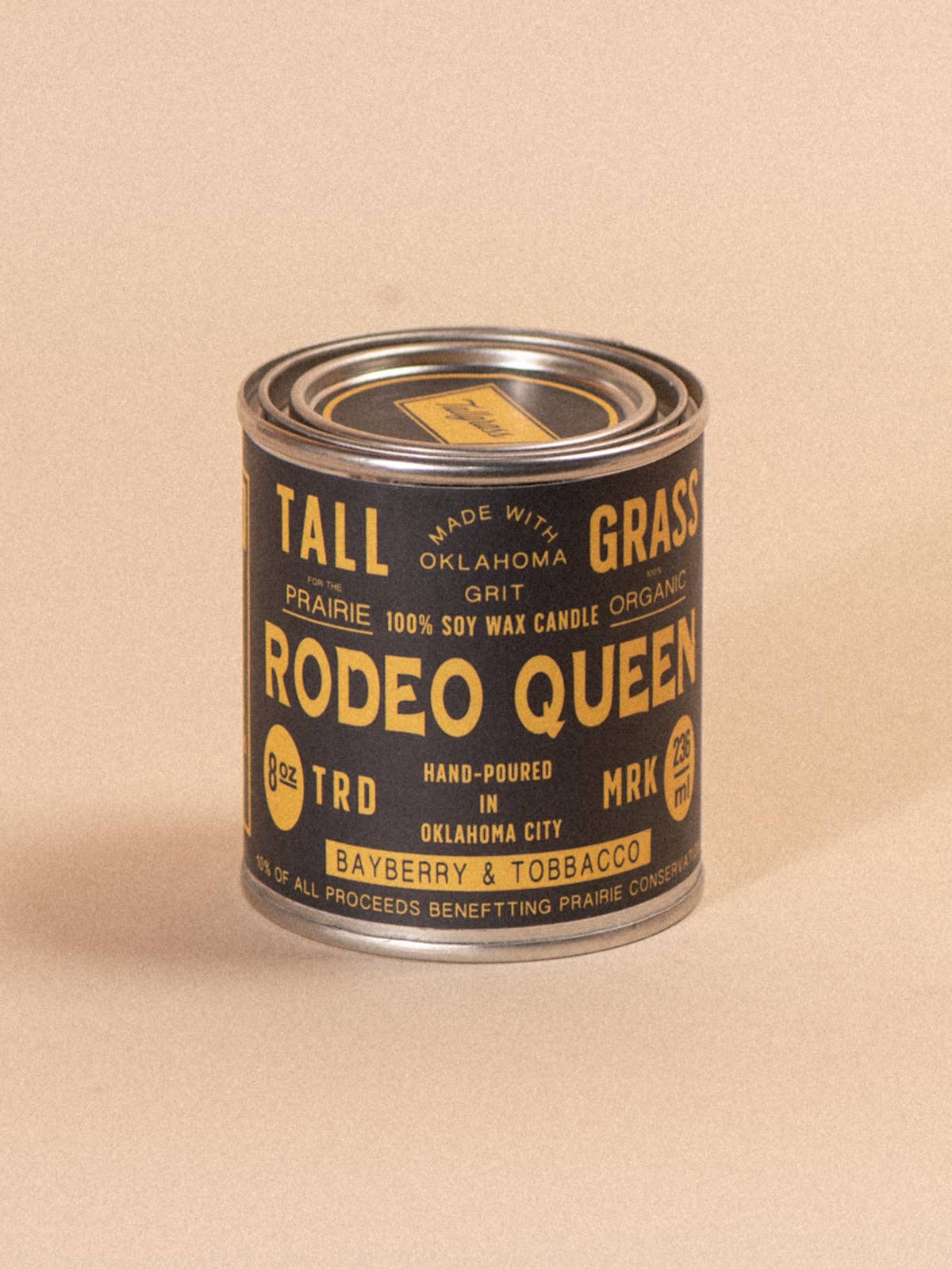 "Rodeo Queen" (Bayberry + Tobacco) Soy Wax Candle