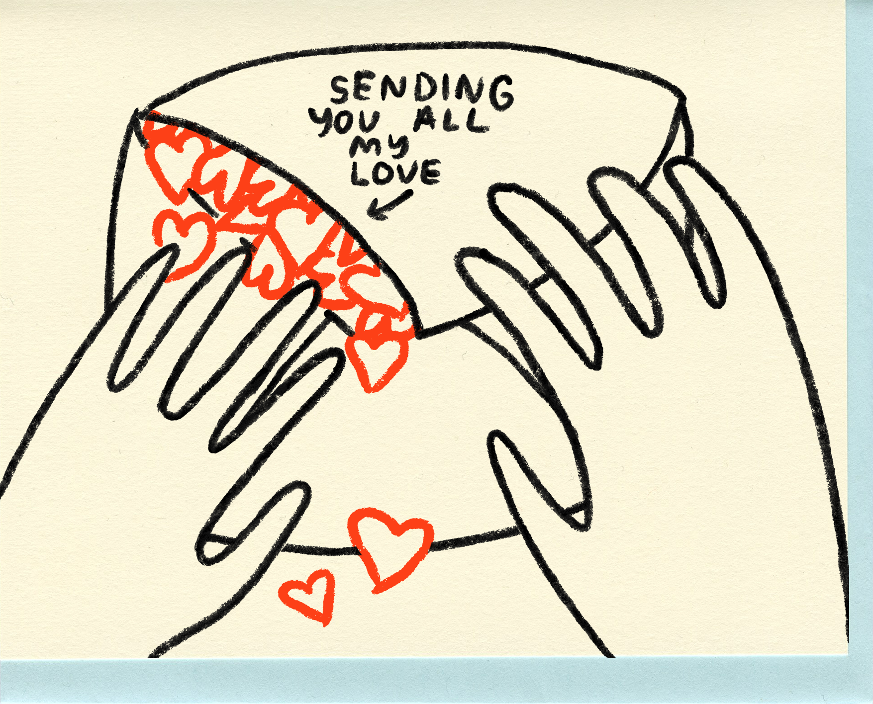 "Sending You All My Love" Card