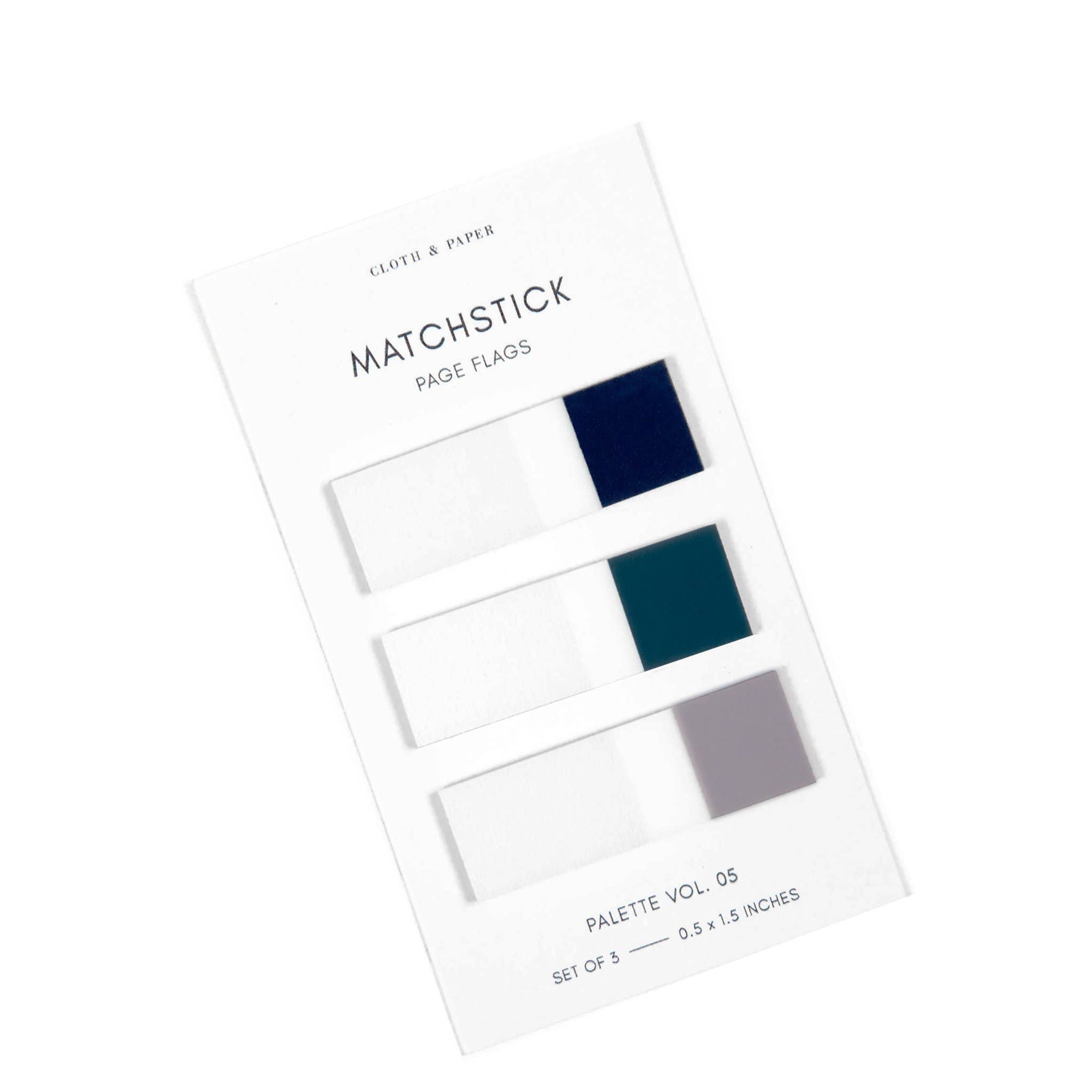 Matchstick Page Flag Set - Palette Vol. 05 (Apollo, Juniper + Verona)