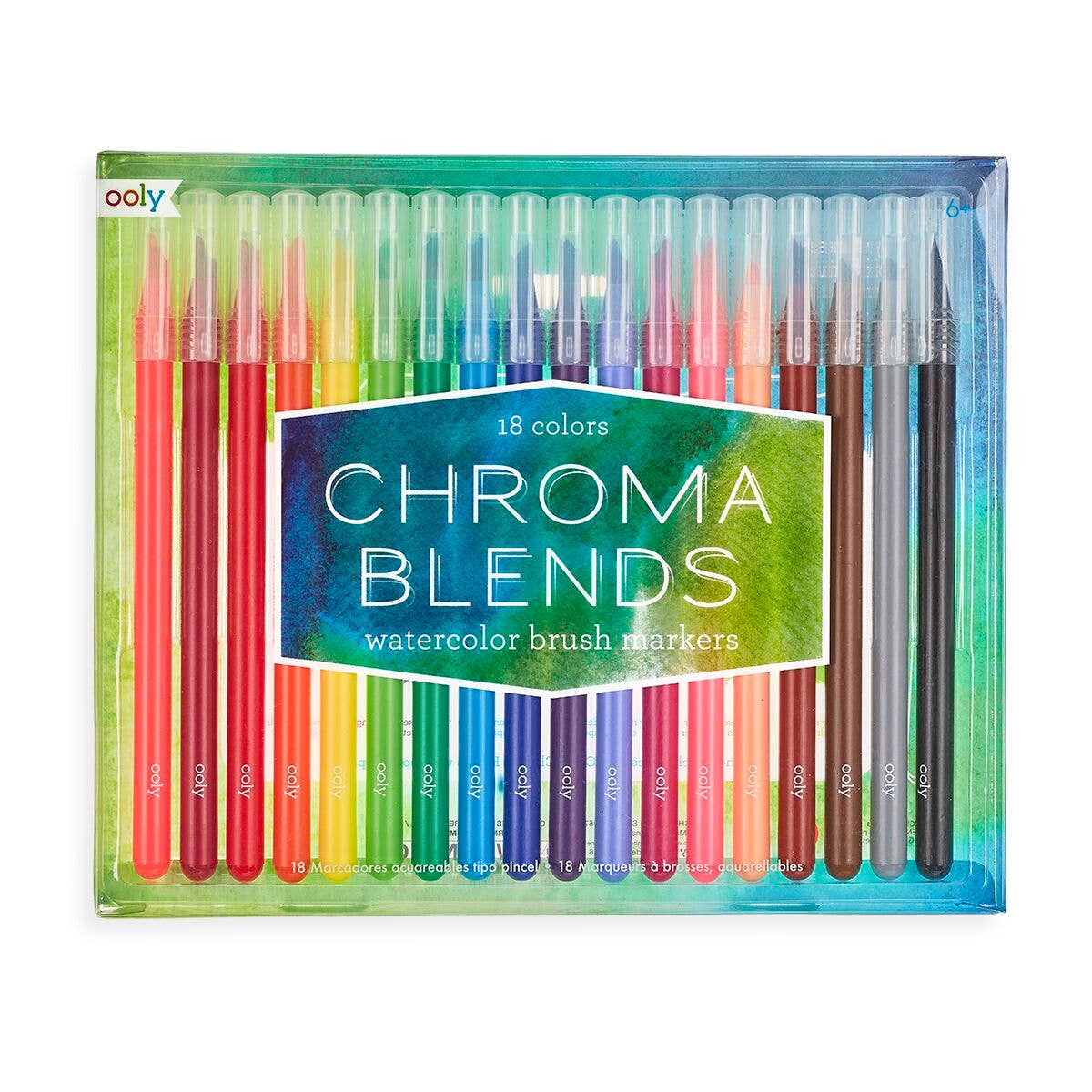Chroma Blends: Watercolor Brush Markers