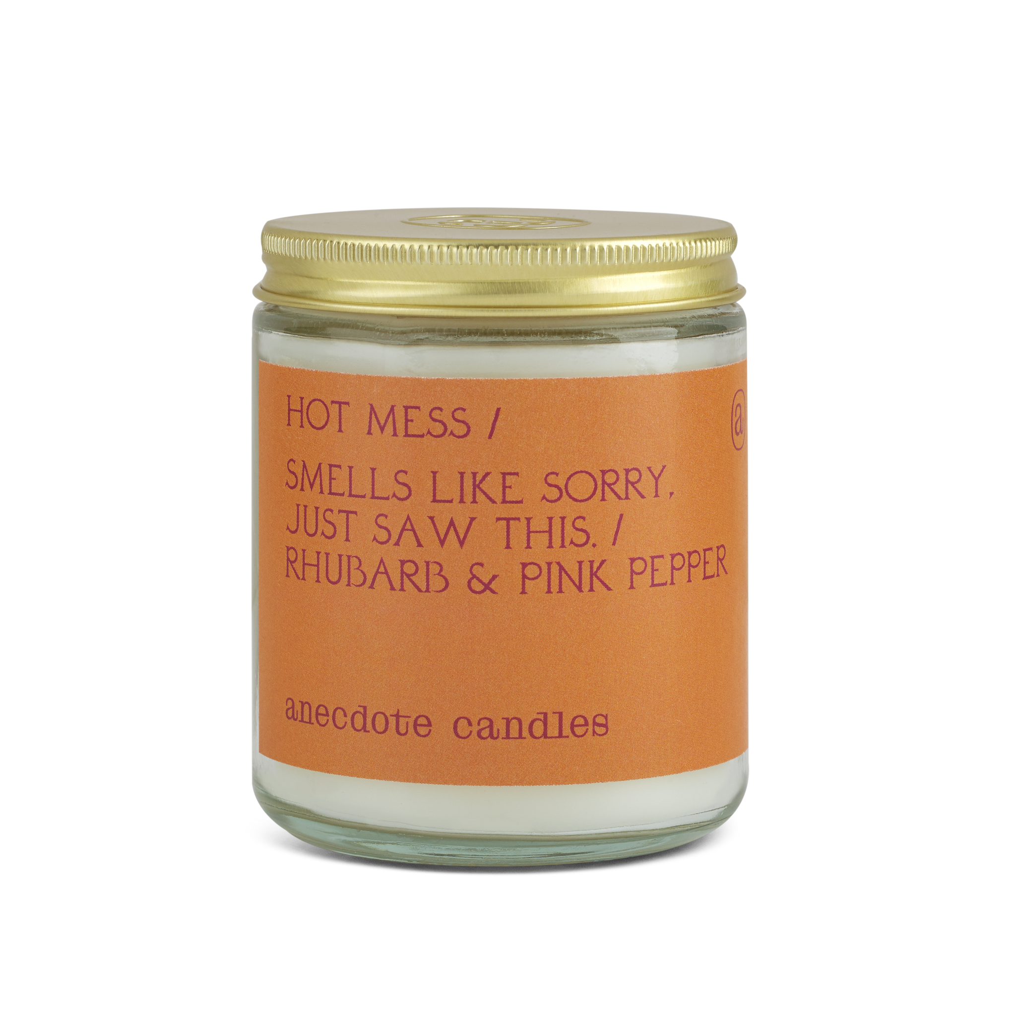 "Hot Mess" (Rhubarb & Pink Pepper) Candle