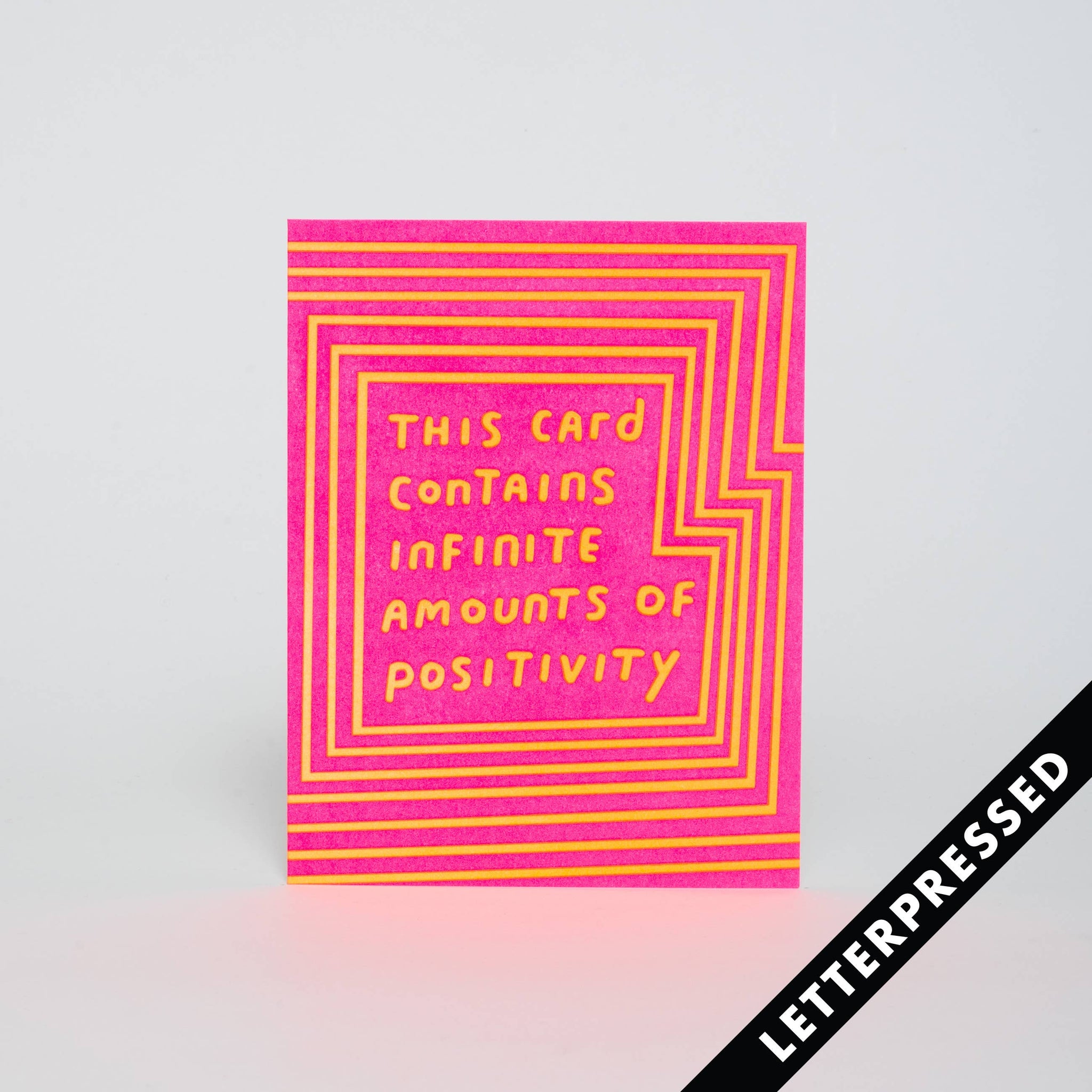 "Infinite Positivity" Greeting Card