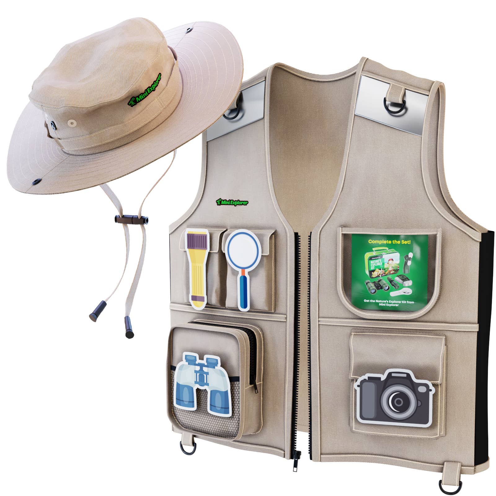 Outdoor Explorer Vest & Hat