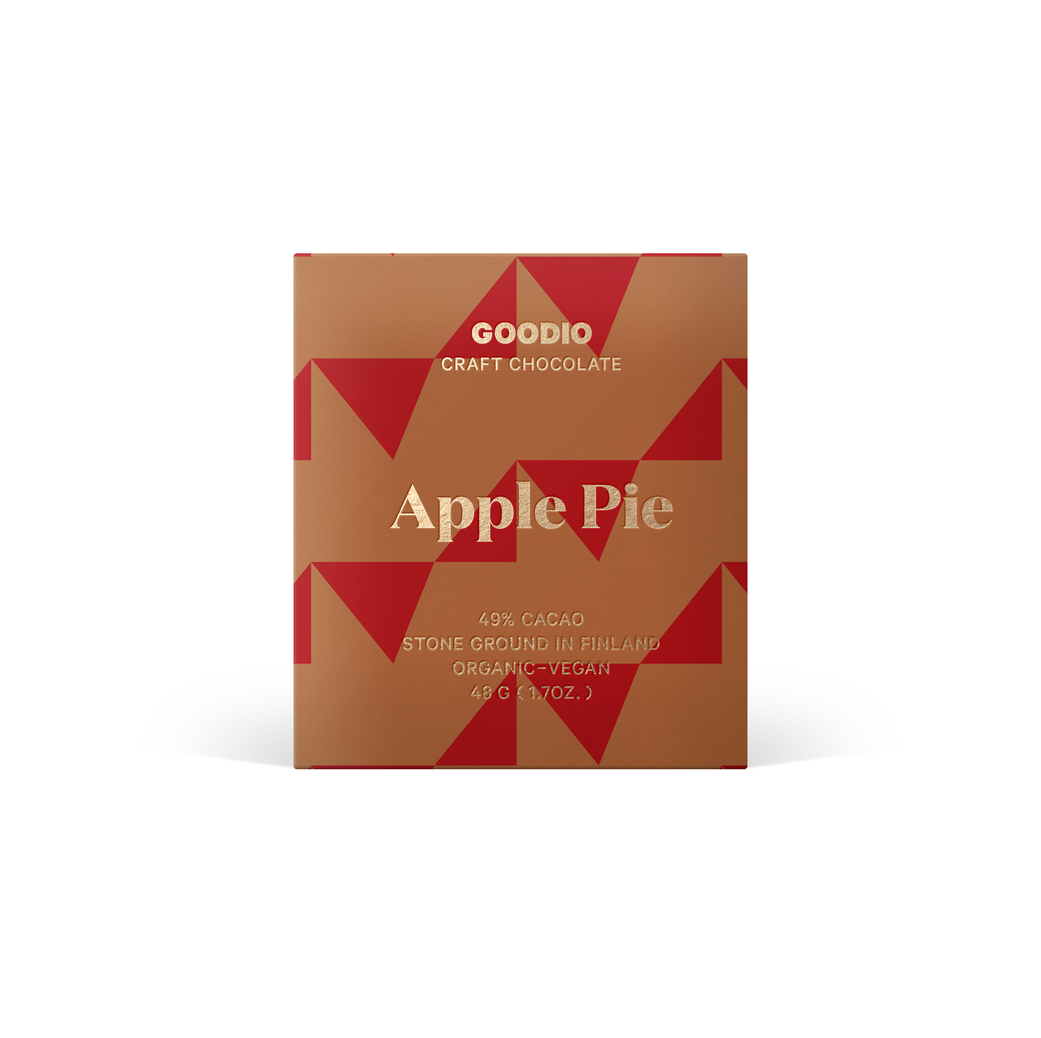 Goodio Apple Pie Chocolate (49% Cacao, Organic + Vegan)