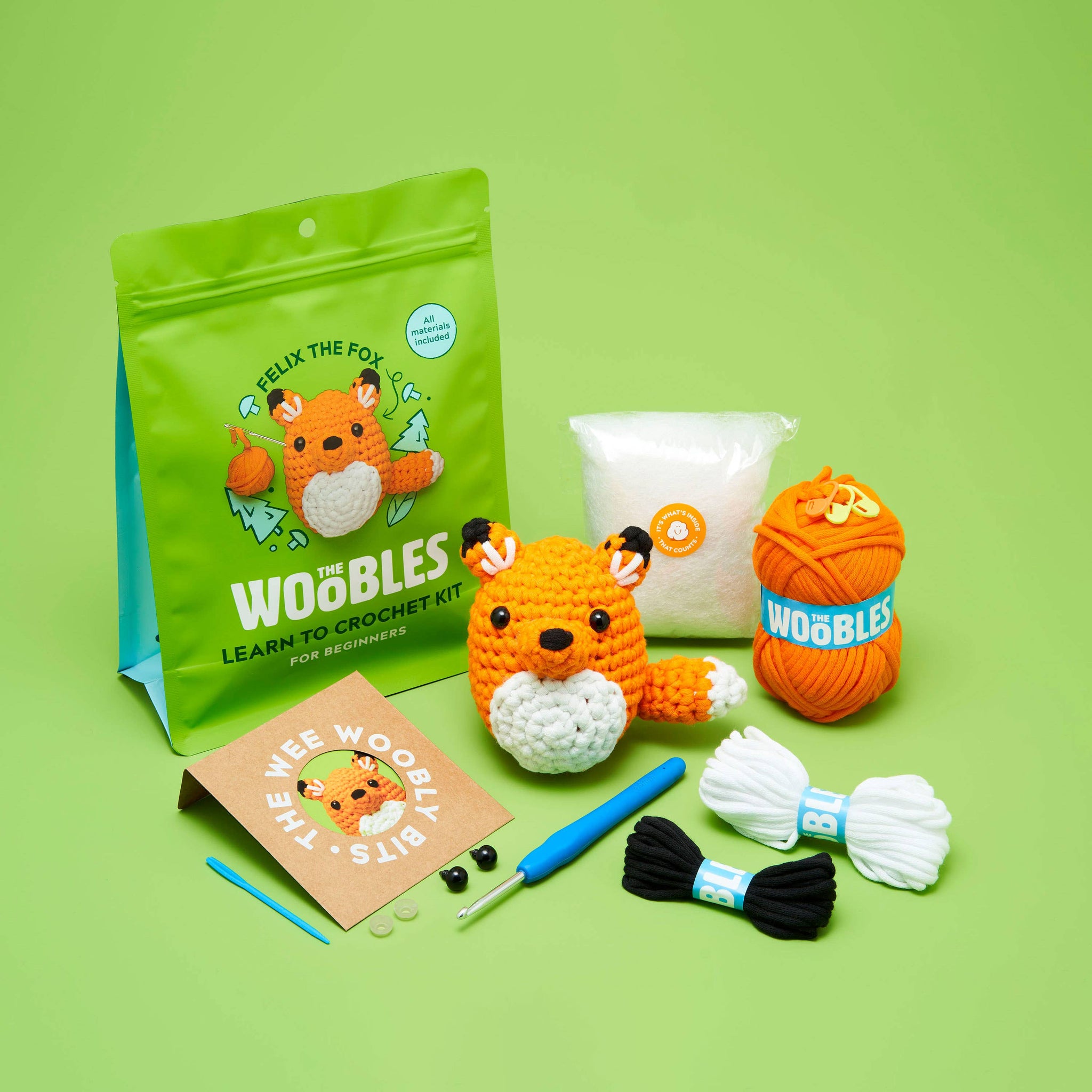 "Felix the Fox" Beginner Crochet Kit - The Woobles