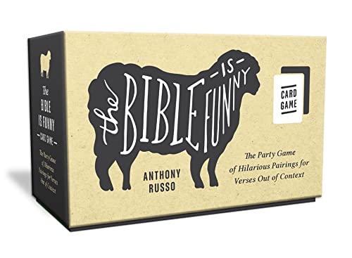Bible Is Funny Card Game: The Party Game of Hilarious Pairings for Verses Out of Context - Russo, Anthony Cover Image