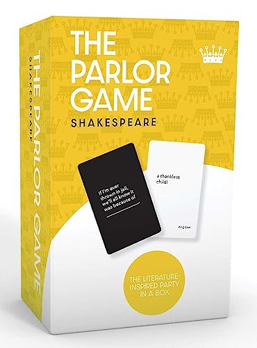 William Shakespeare the Parlor Game: A Literature-Inspired Party in a Box - Gibbs Smith Gift Cover Image