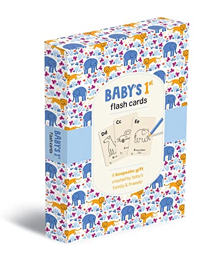 Baby's 1st Flash Cards: A Keepsake Gift Created by Baby's Family and Friends! - Chronicle Books Cover Image