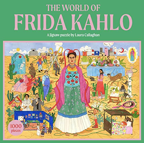 World of Frida Kahlo 1000 Piece Puzzle: A Jigsaw Puzzle - Black, Holly Cover Image