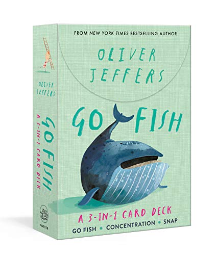 Go Fish: A 3-In-1 Card Deck: Card Games Include Go Fish, Concentration, and Snap - Jeffers, Oliver Cover Image