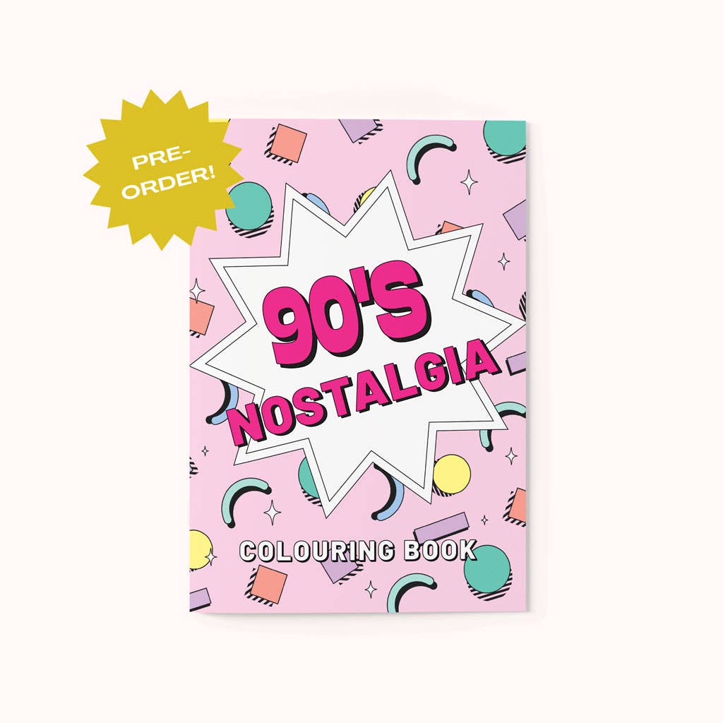 "90's Nostalgia" Coloring Book