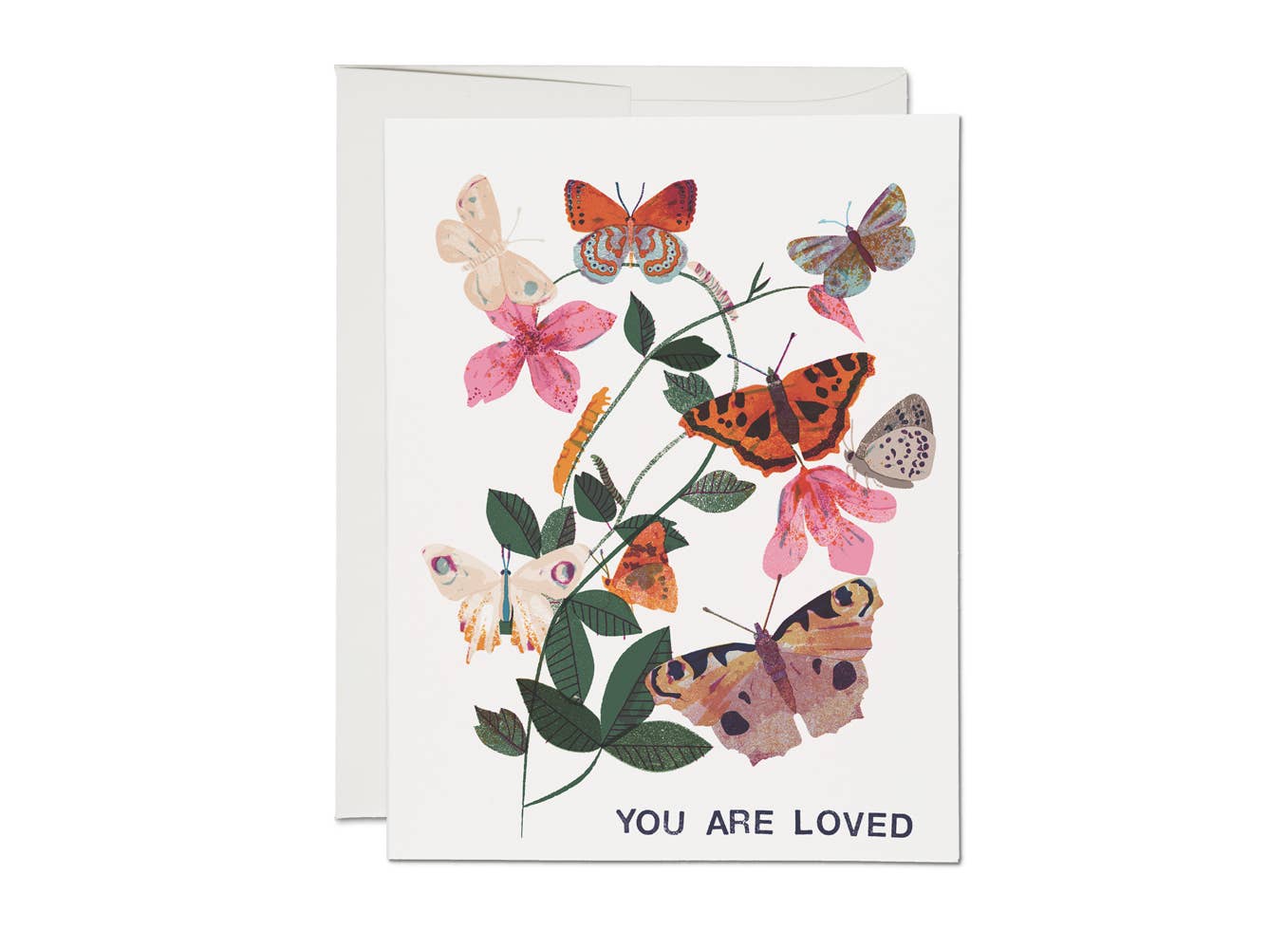 "Flutter Love" Greeting Card