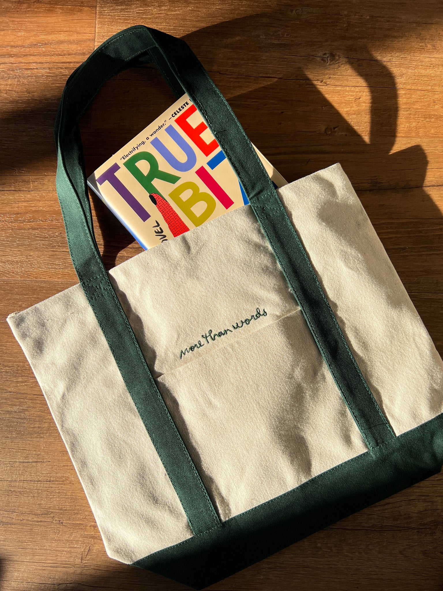MTW Embroidered Book Tote