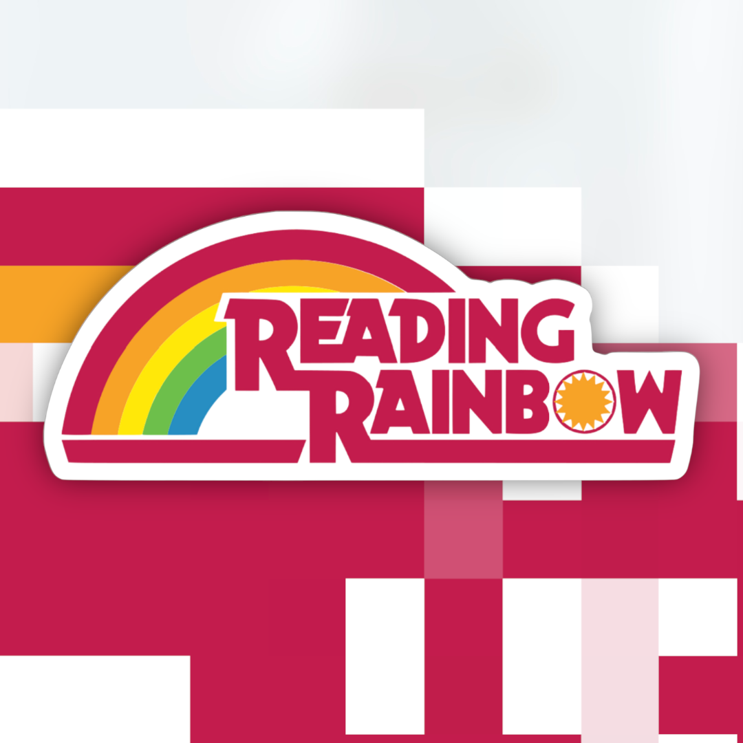 "Reading Rainbow" Sticker