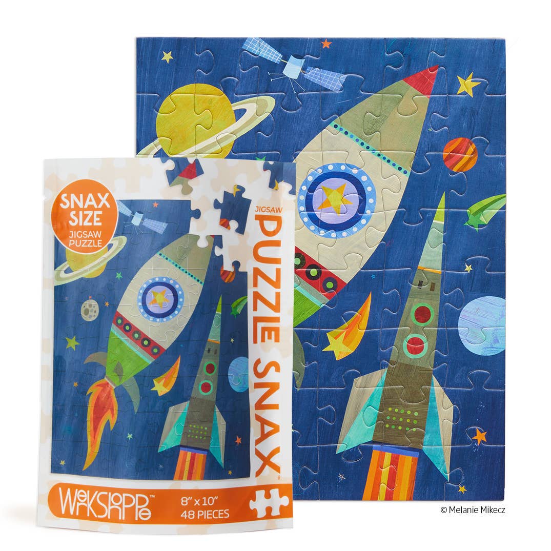 "Outer Space" Kids Puzzle Snax - 48 Piece