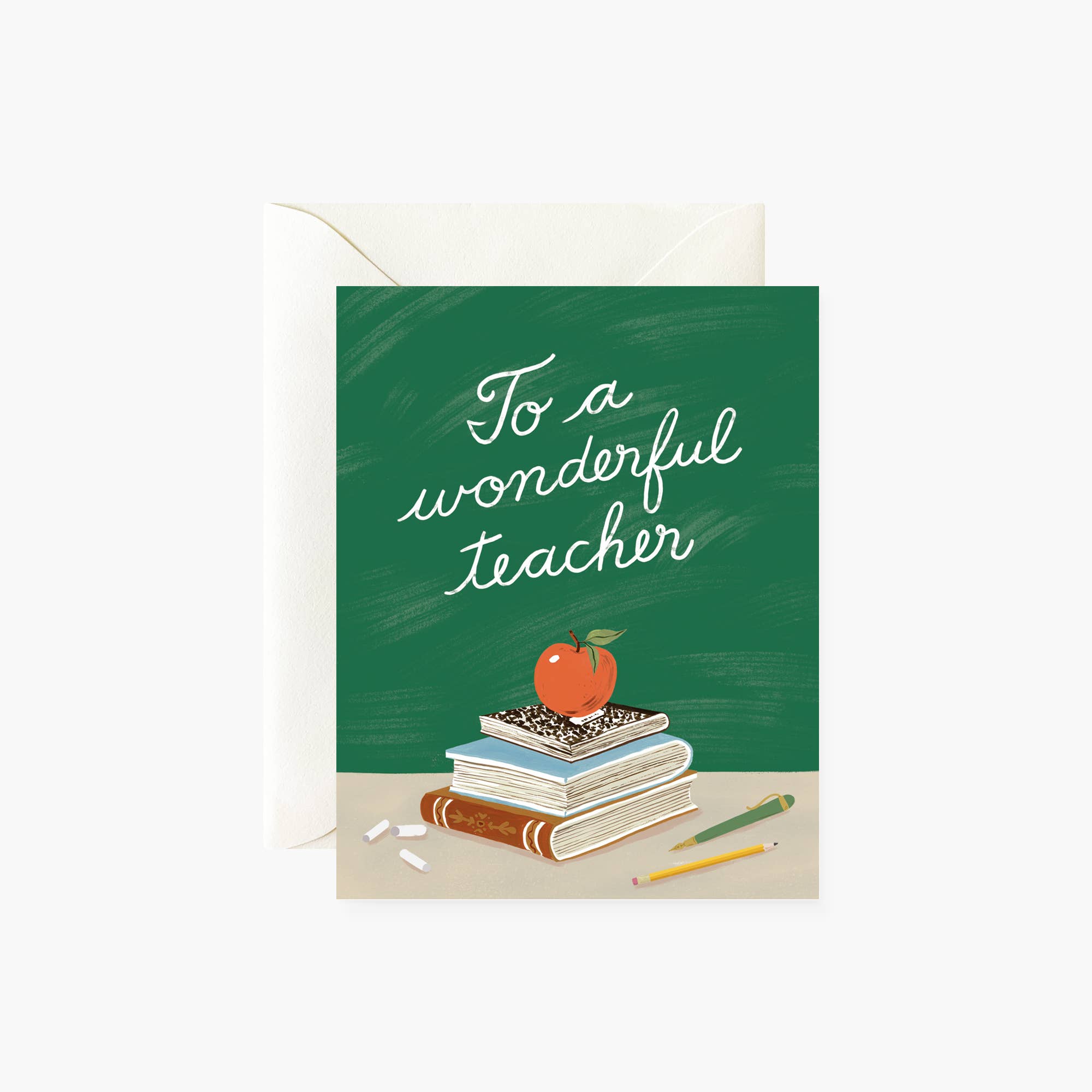 "Wonderful Teacher" Card