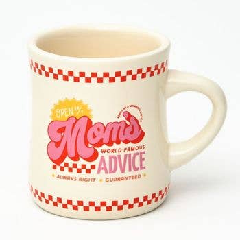 "Mom's Advice" Diner Mug