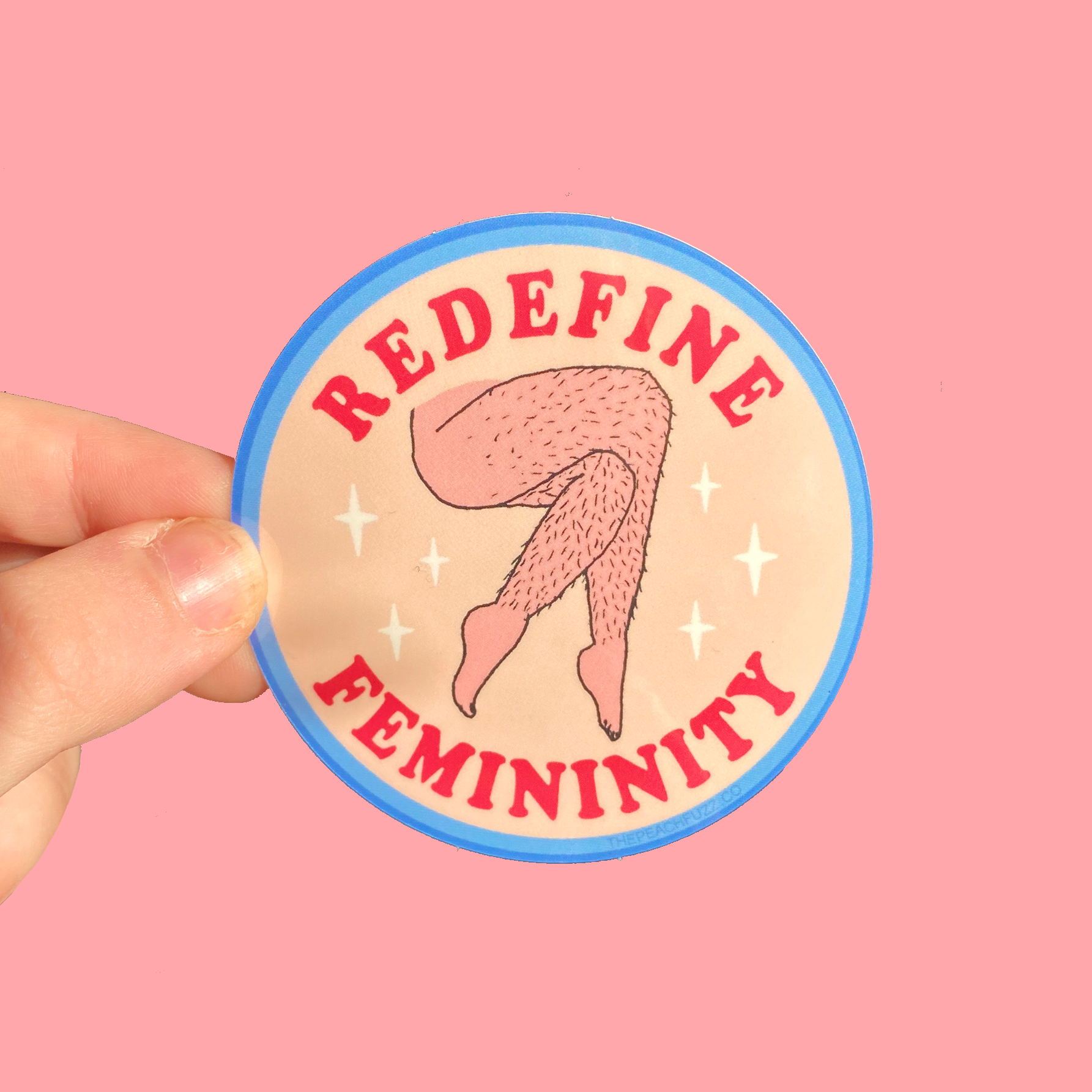 "Redefine Femininity" Sticker
