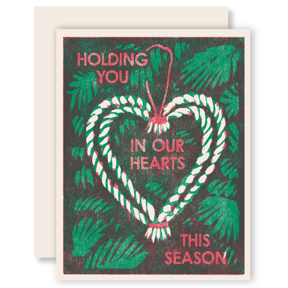 "In Our Hearts This Season" Letterpress Card