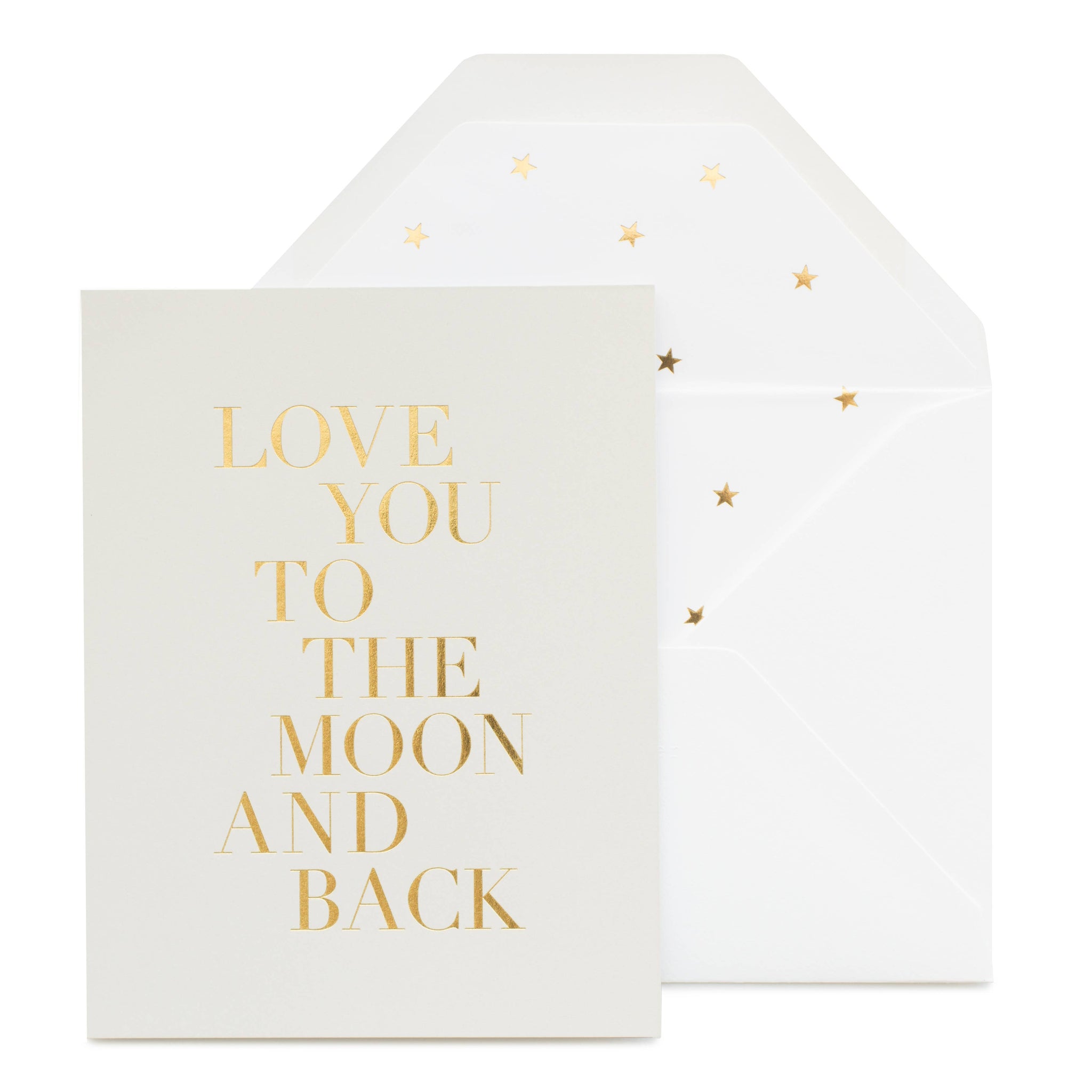"Love You To The Moon" Card