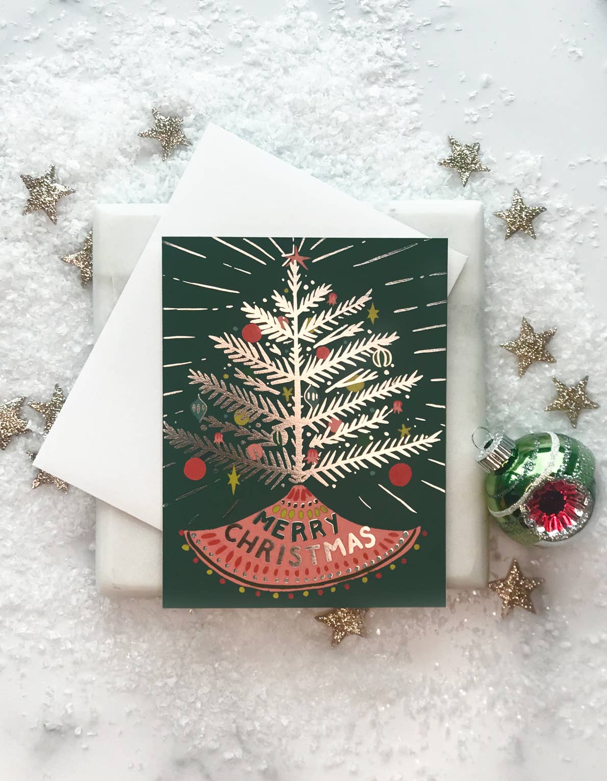 "Aluminum Tree" Card