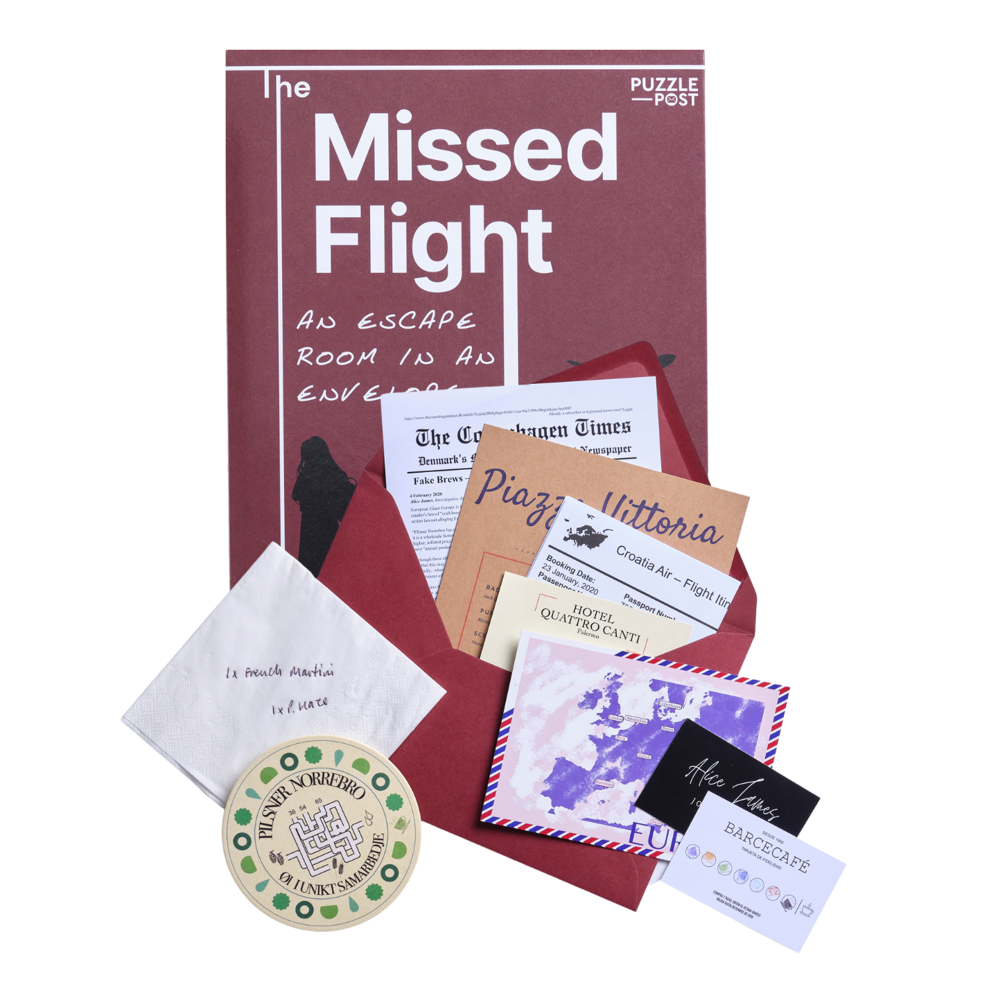 The Missed Flight: An Escape Room in an Envelope