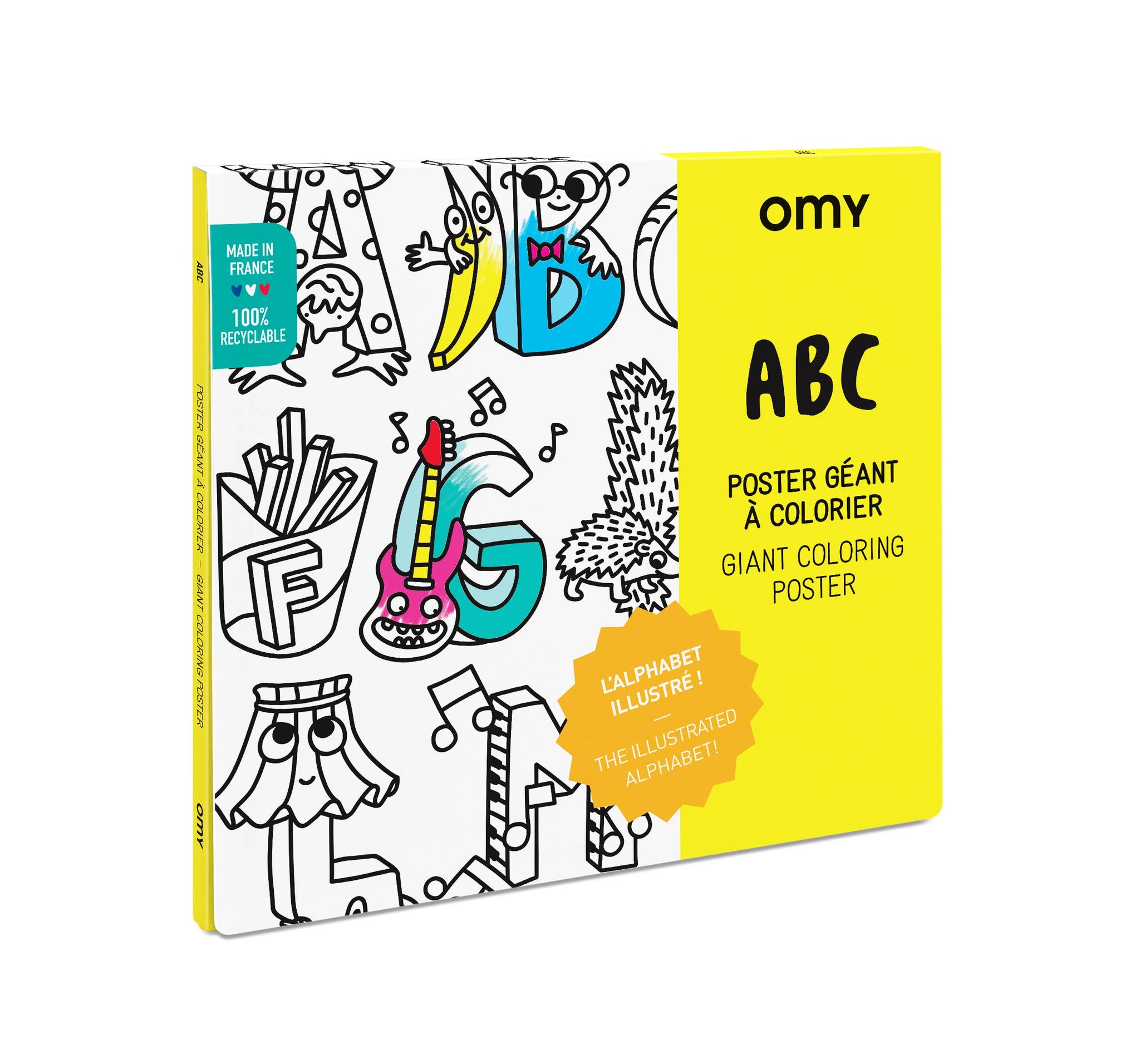 "ABC" Giant Coloring Poster