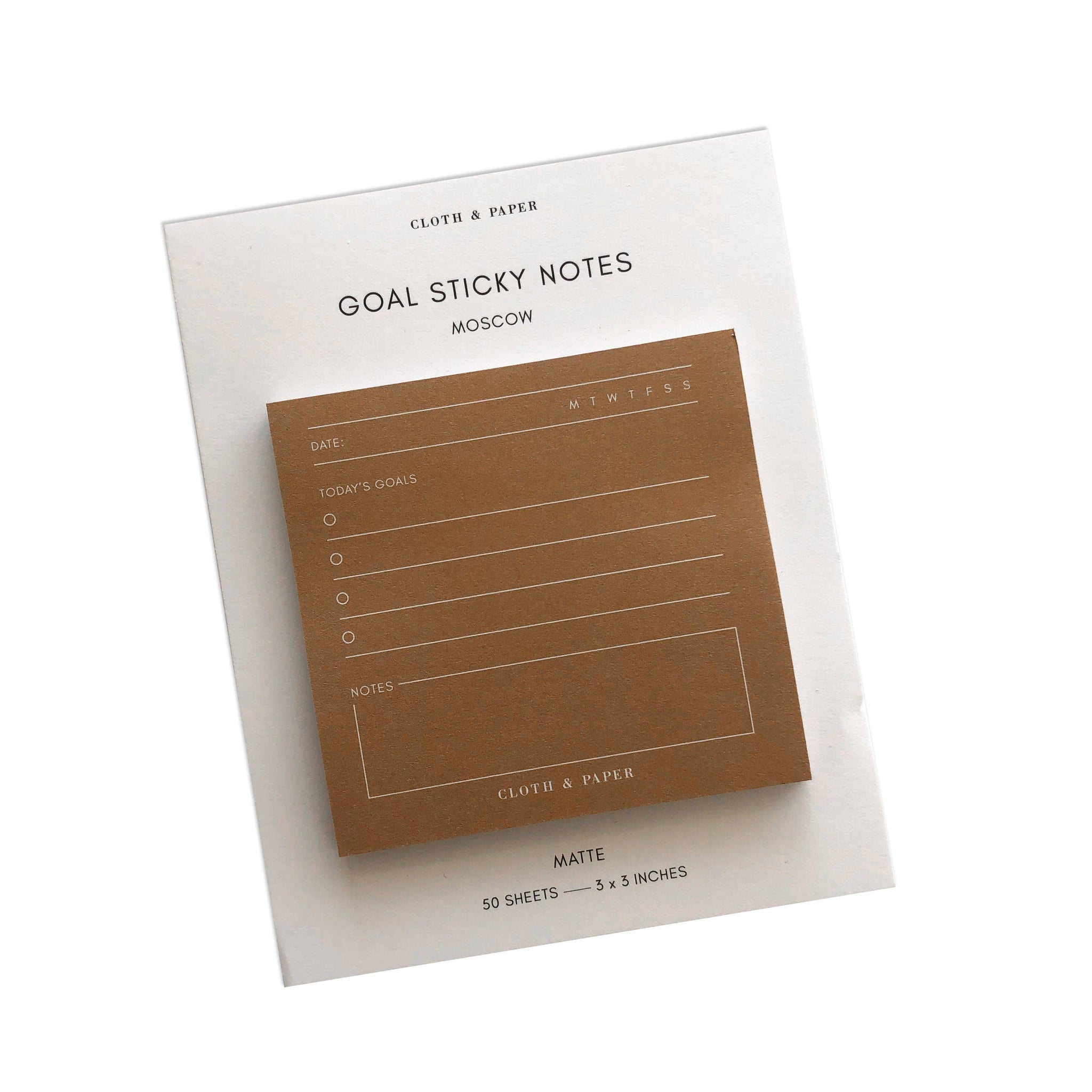 Goal Sticky Notes - Moscow