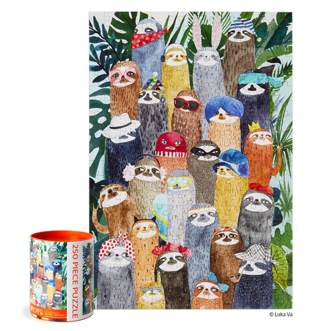 Sloth Squad - 250 Piece Jigsaw Puzzle