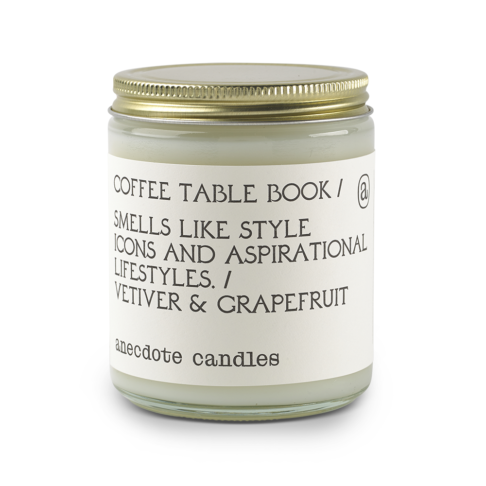 "Coffee Table Book" (Vetiver & Grapefruit) Candle