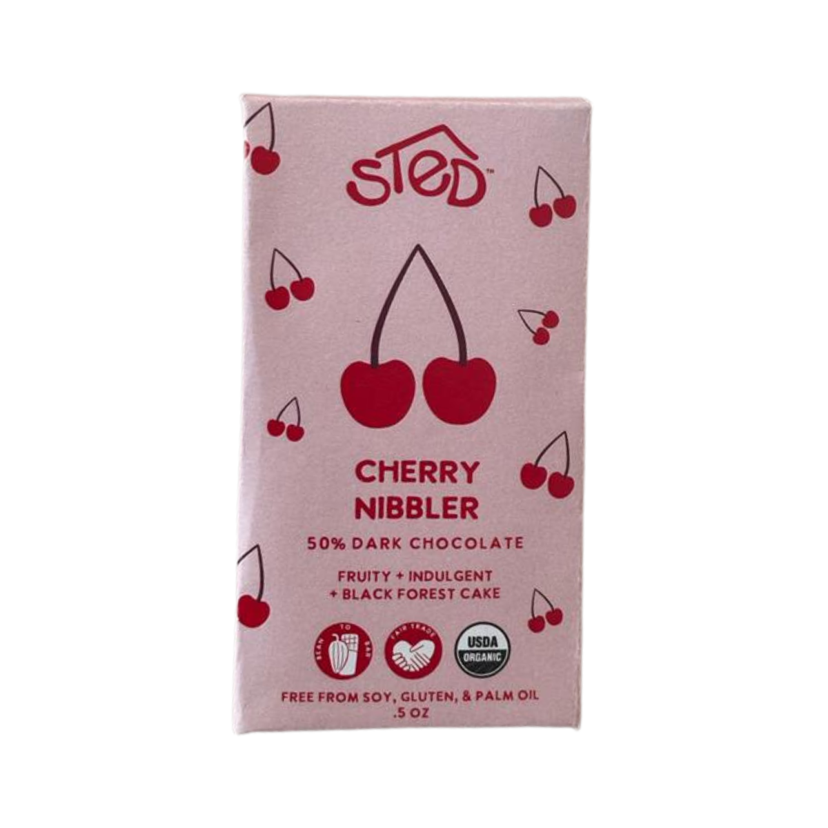Mini Cherry Nibbler (50% Dark Milk Chocolate)
