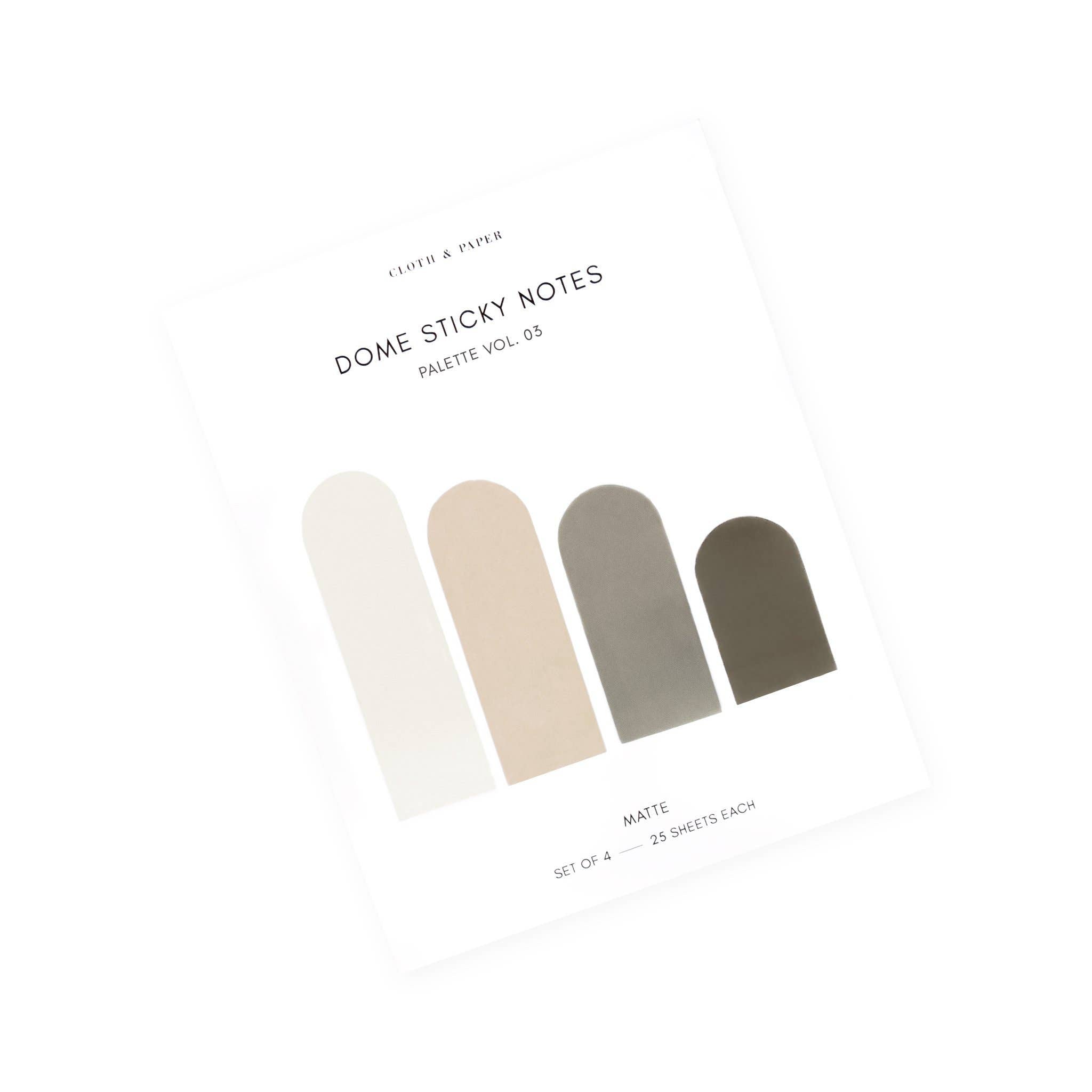 Dome Sticky Notes - Palette Vol. 03