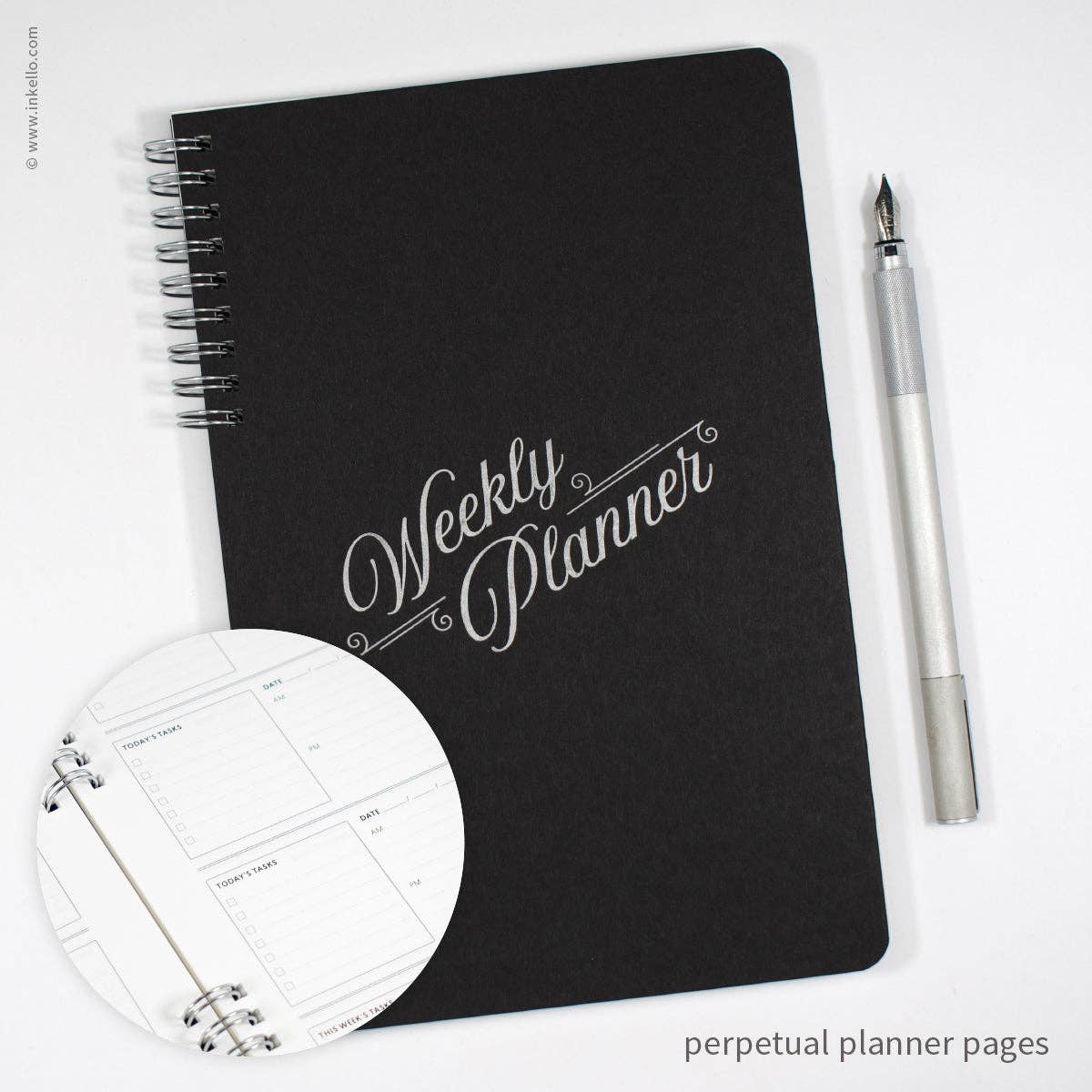 52-Week Undated Planner - Black