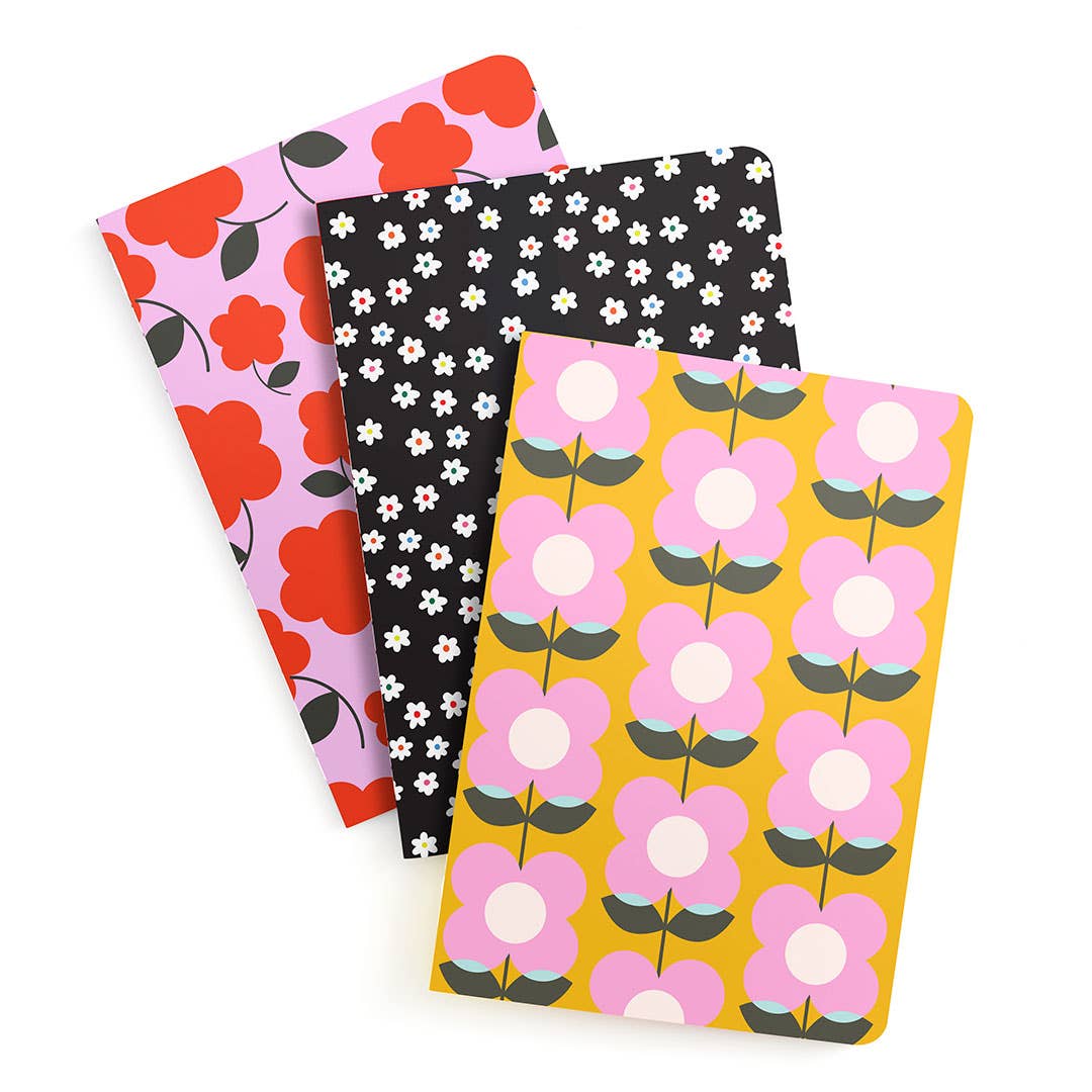 "Pink Daisy" Journals - Set of 3