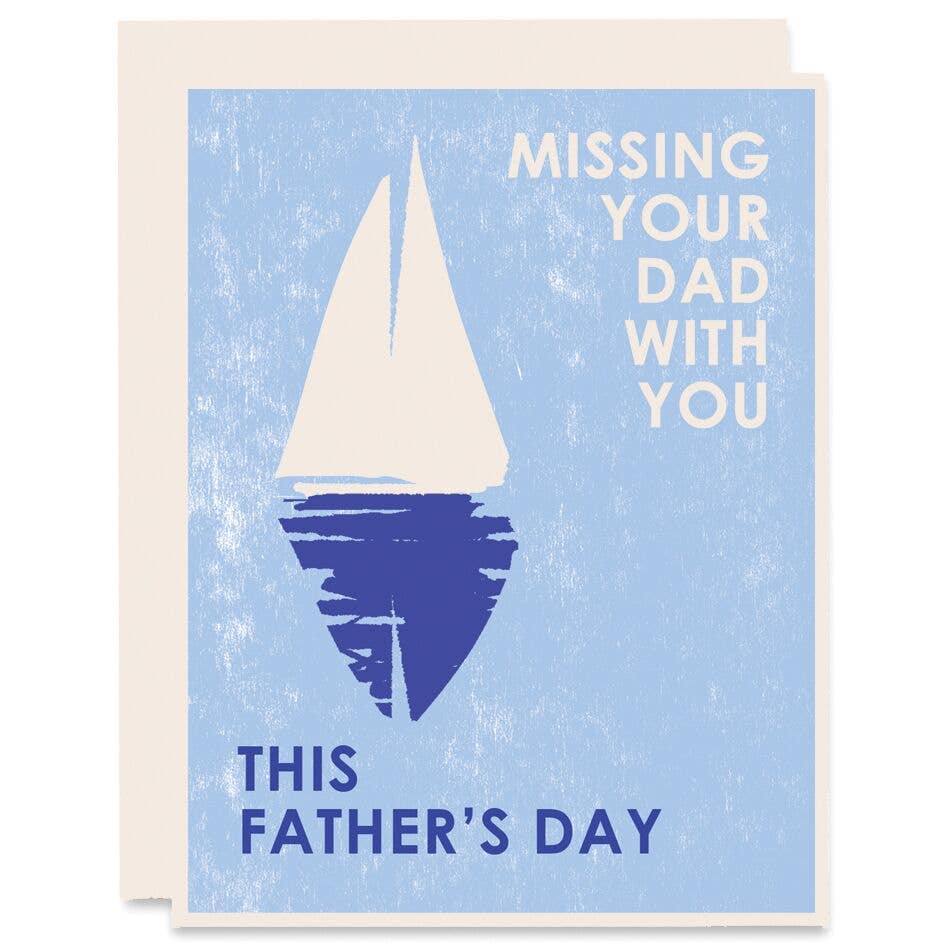 "Missing Your Dad With You" Card