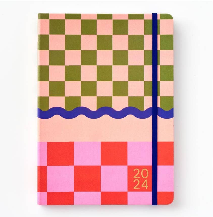 2024 "Trendy Check" Flexible Cover Planner