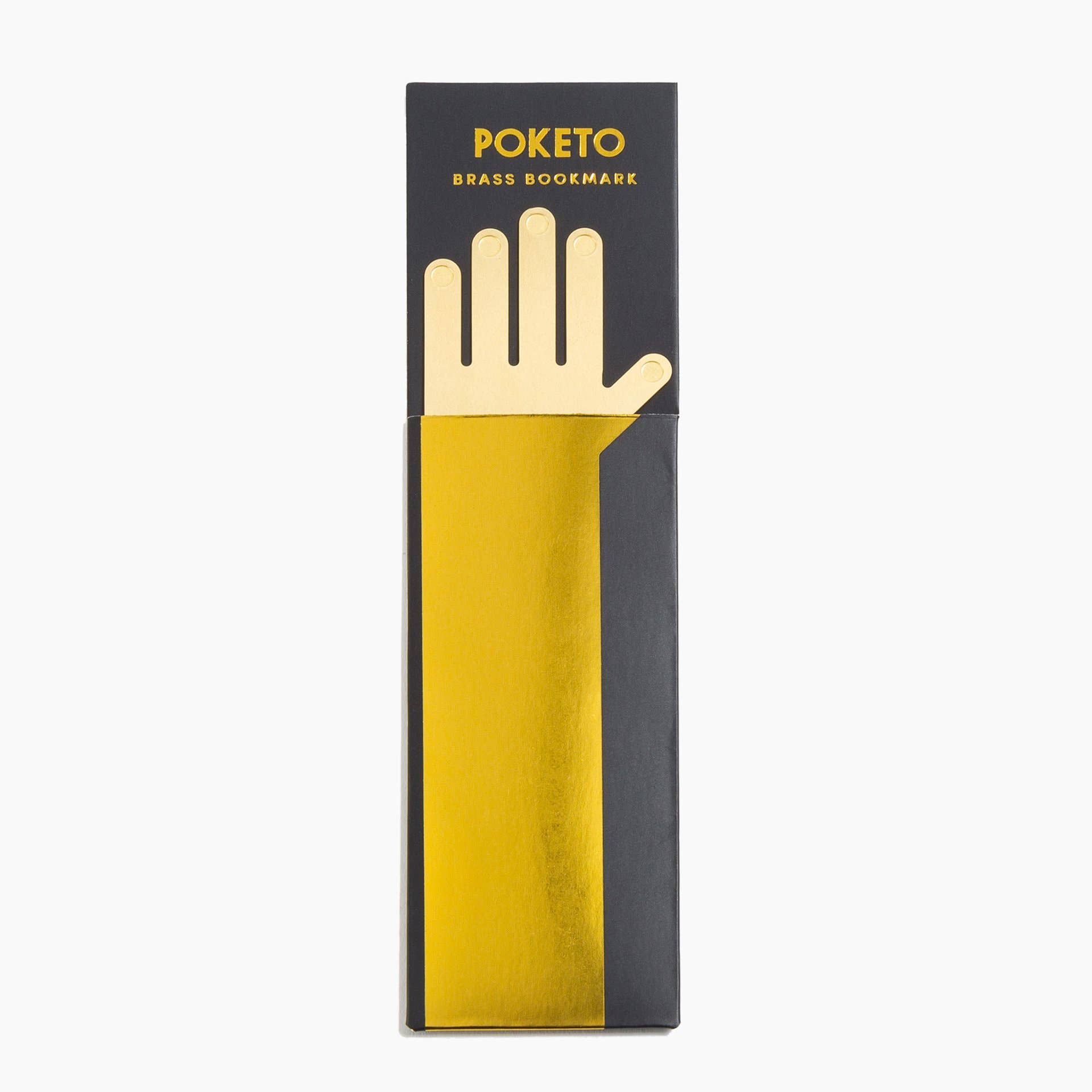 "Hand" Brass Bookmark