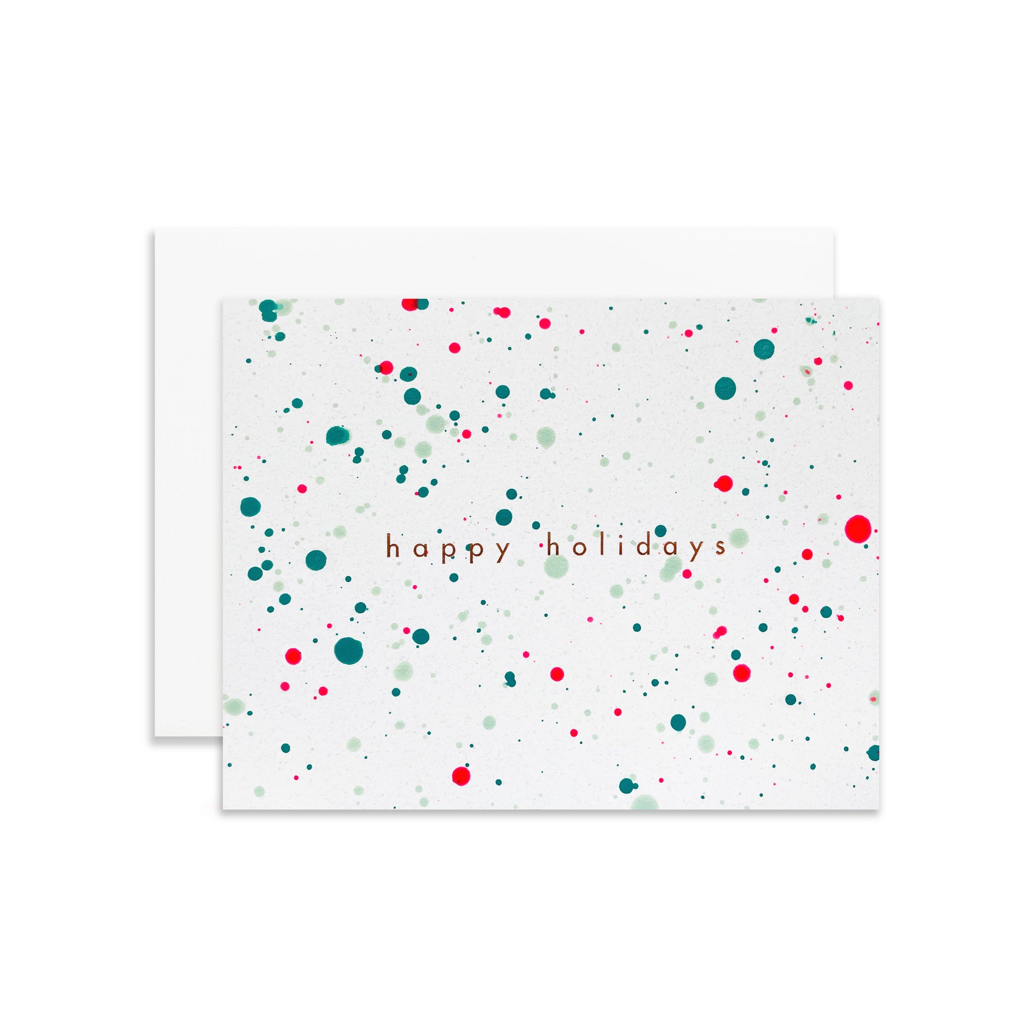 "Holiday Drip" Painted Card